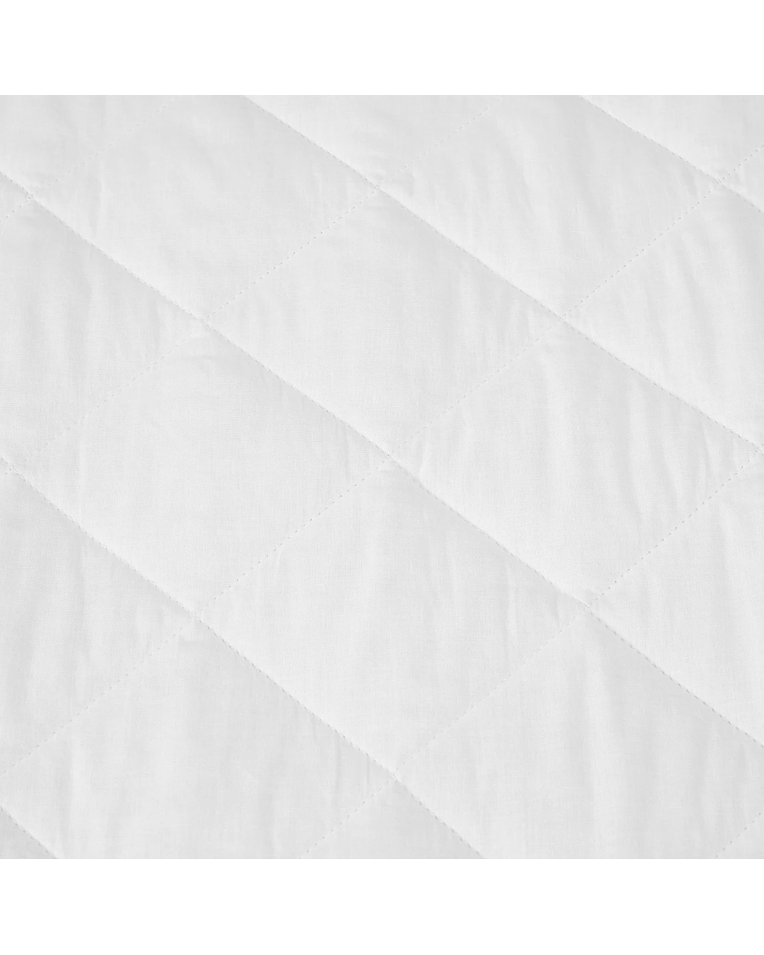 3 Cotton Top Fitted Mattress Protector - Queen Bed, White, 3 of 4