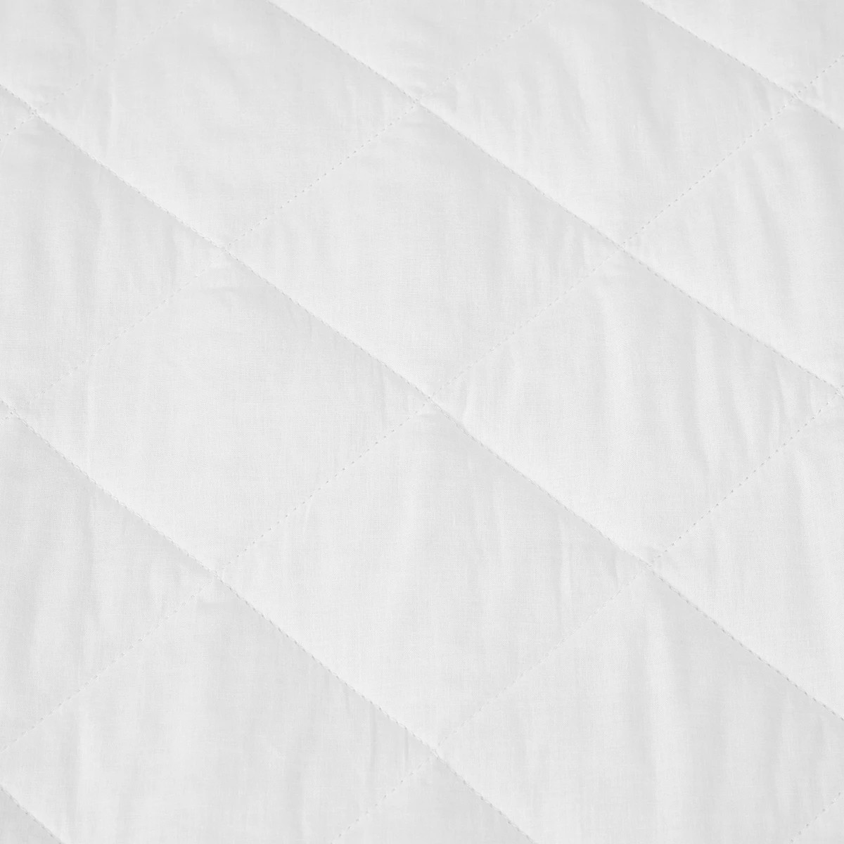 3 Cotton Top Fitted Mattress Protector - Queen Bed, White, 3 of 4