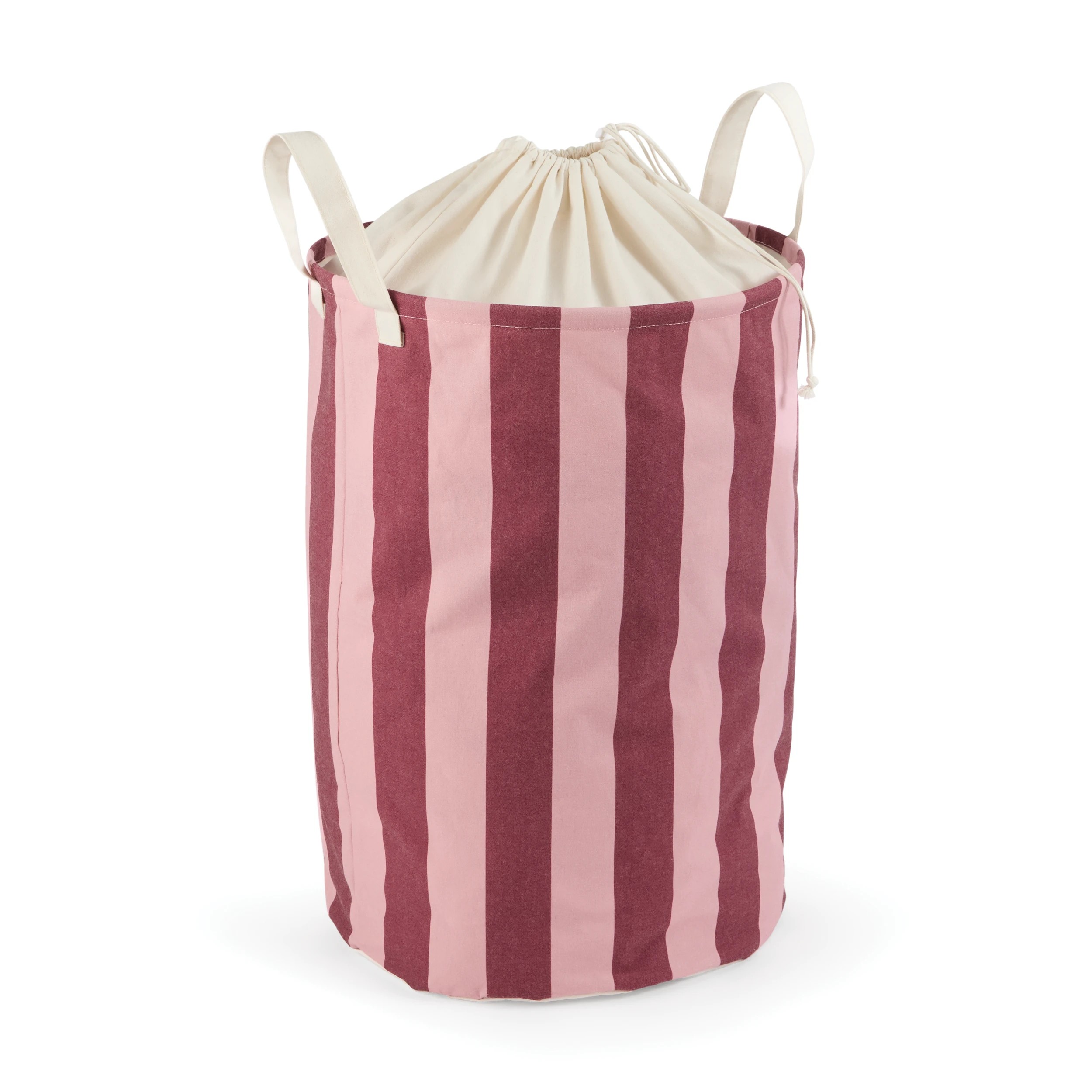 3 Striped Pop Up Laundry Hamper - Red and Pink, 3 of 9