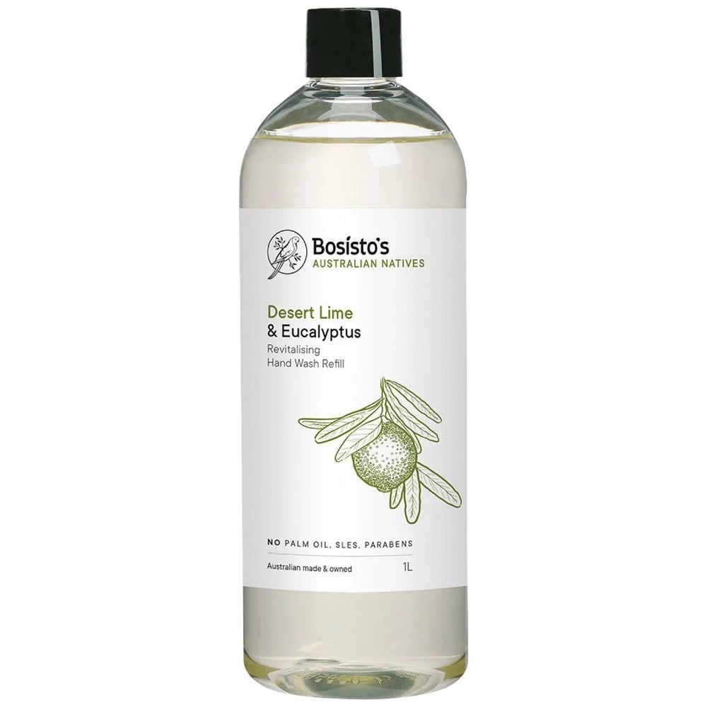1 Bosisto's Desert Lime & Eucalyptus Handwash Refill 1L, 1 of 2