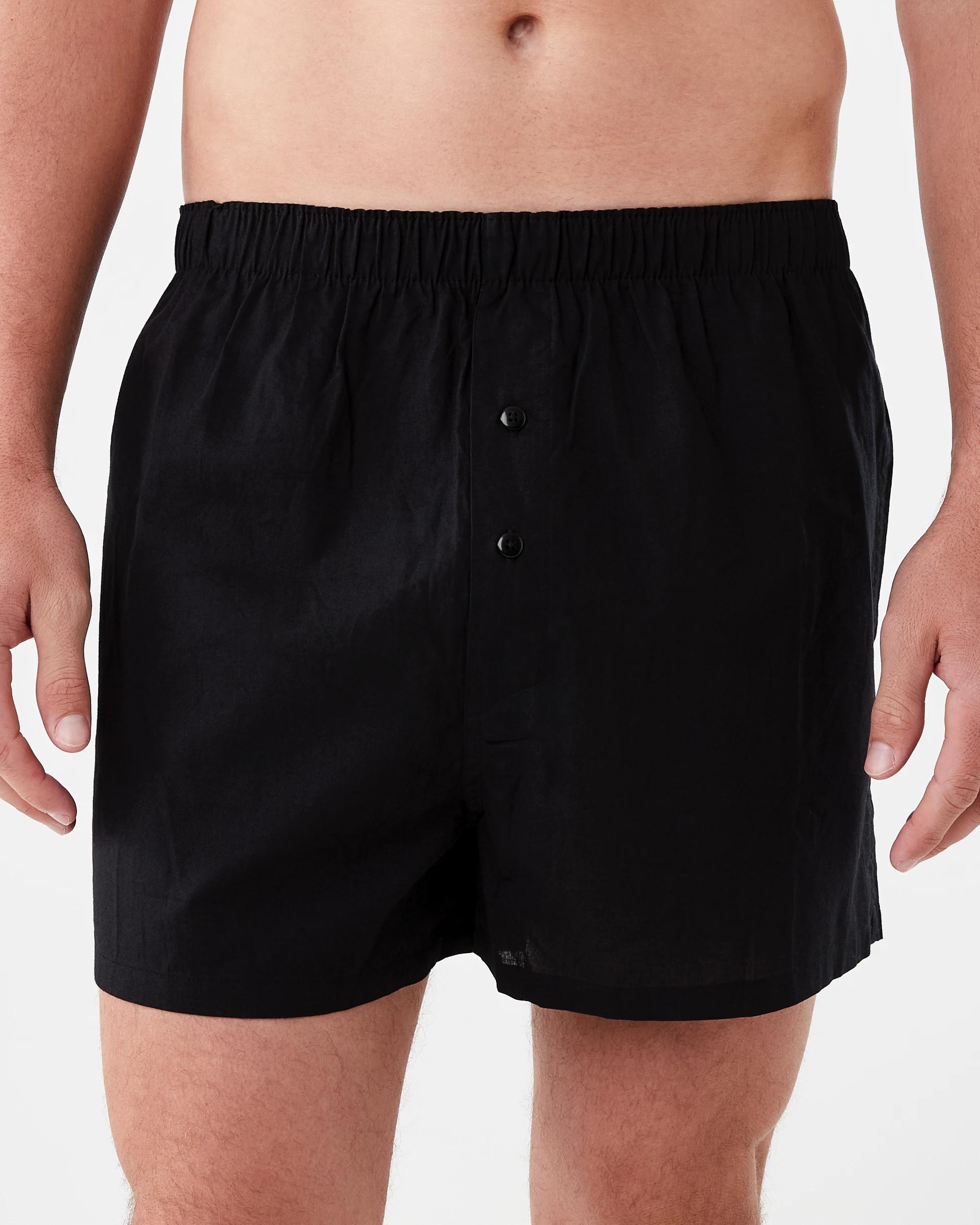 3 3 Pack Classic Woven Boxers Blakchecks, 3 of 7