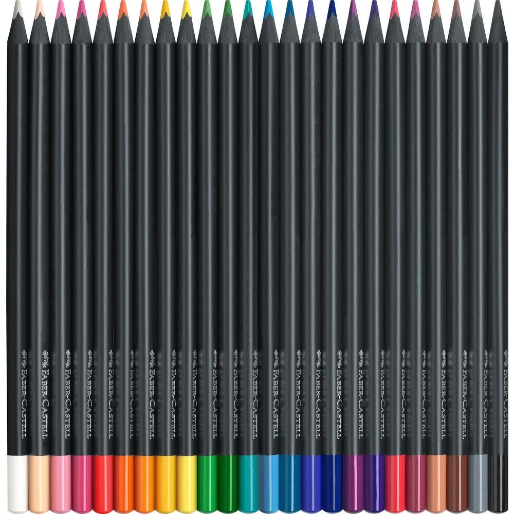 2 Faber-Castell Black Edition Coloured Pencils 24 Pack, 2 of 6