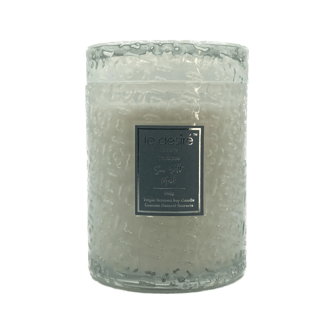 1 Le Desire Timeless Natural Refreshing Scented Soy Candle 340g Sea Salt Musk
 - Plain, 1 of 7