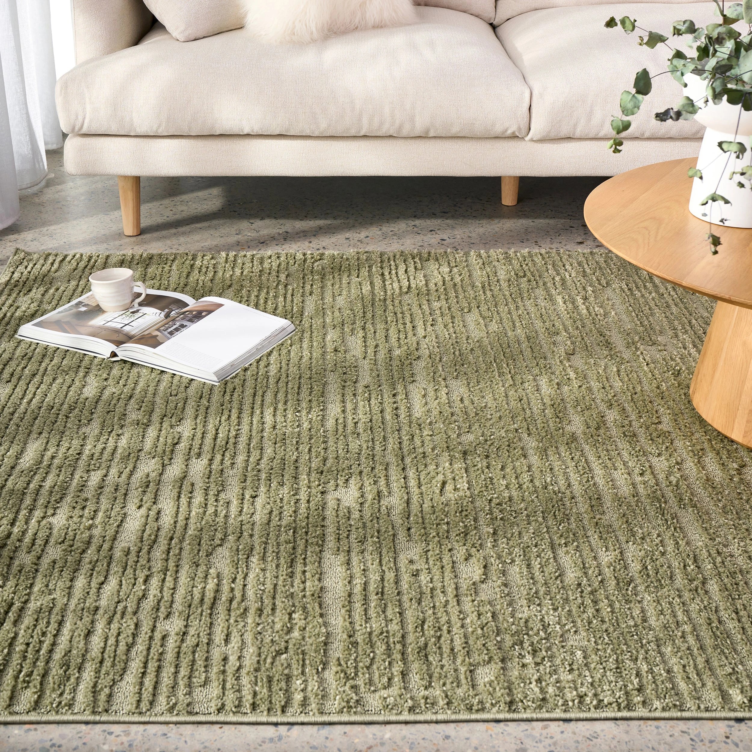 2 Common Ground Rugs Starlet 15 290x200cm - Green, 2 of 7