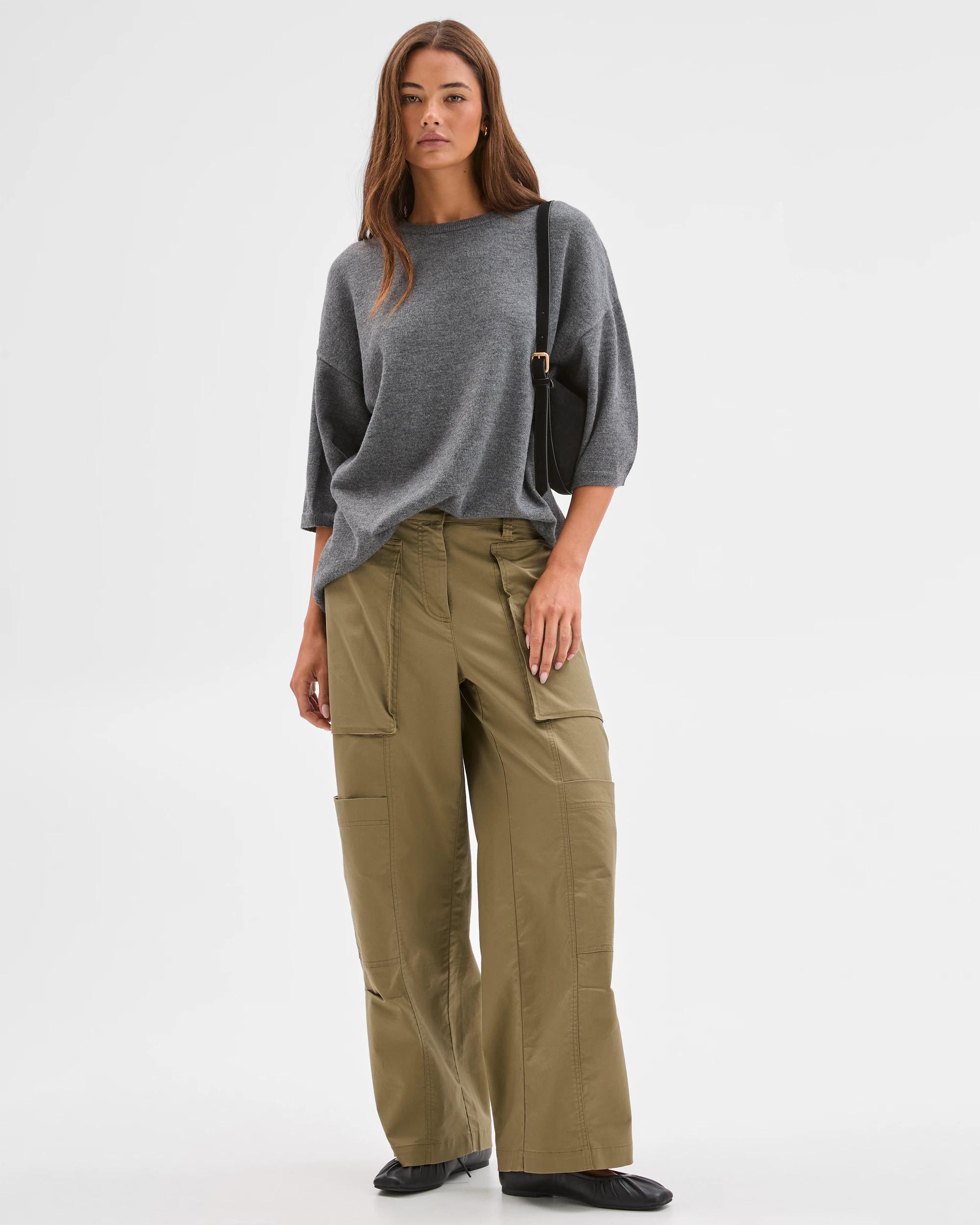 2 Lily Loves Knit T-Shirt GRAPHITE MARLE, 2 of 6