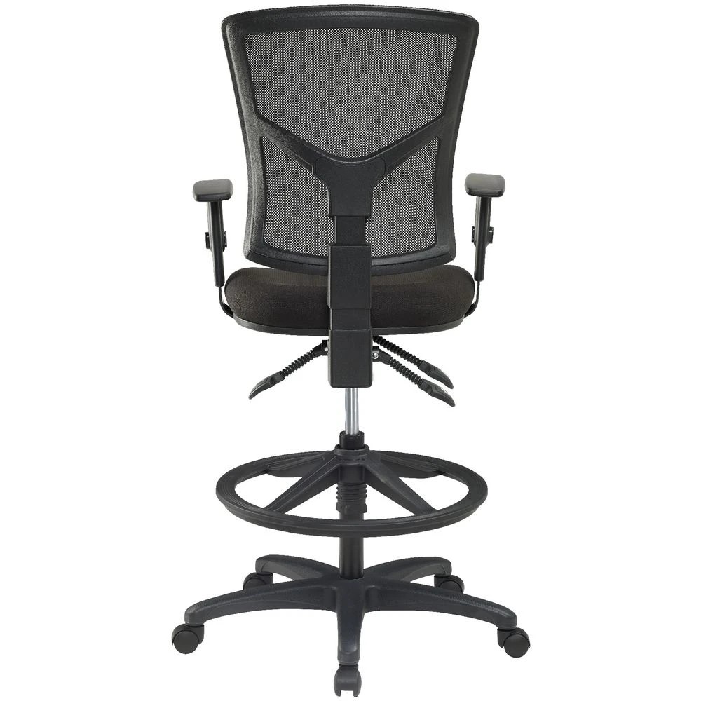 4 Matrix Mesh 2 Drafting Chair With Arms Black Drafting Chairs, 4 of 5