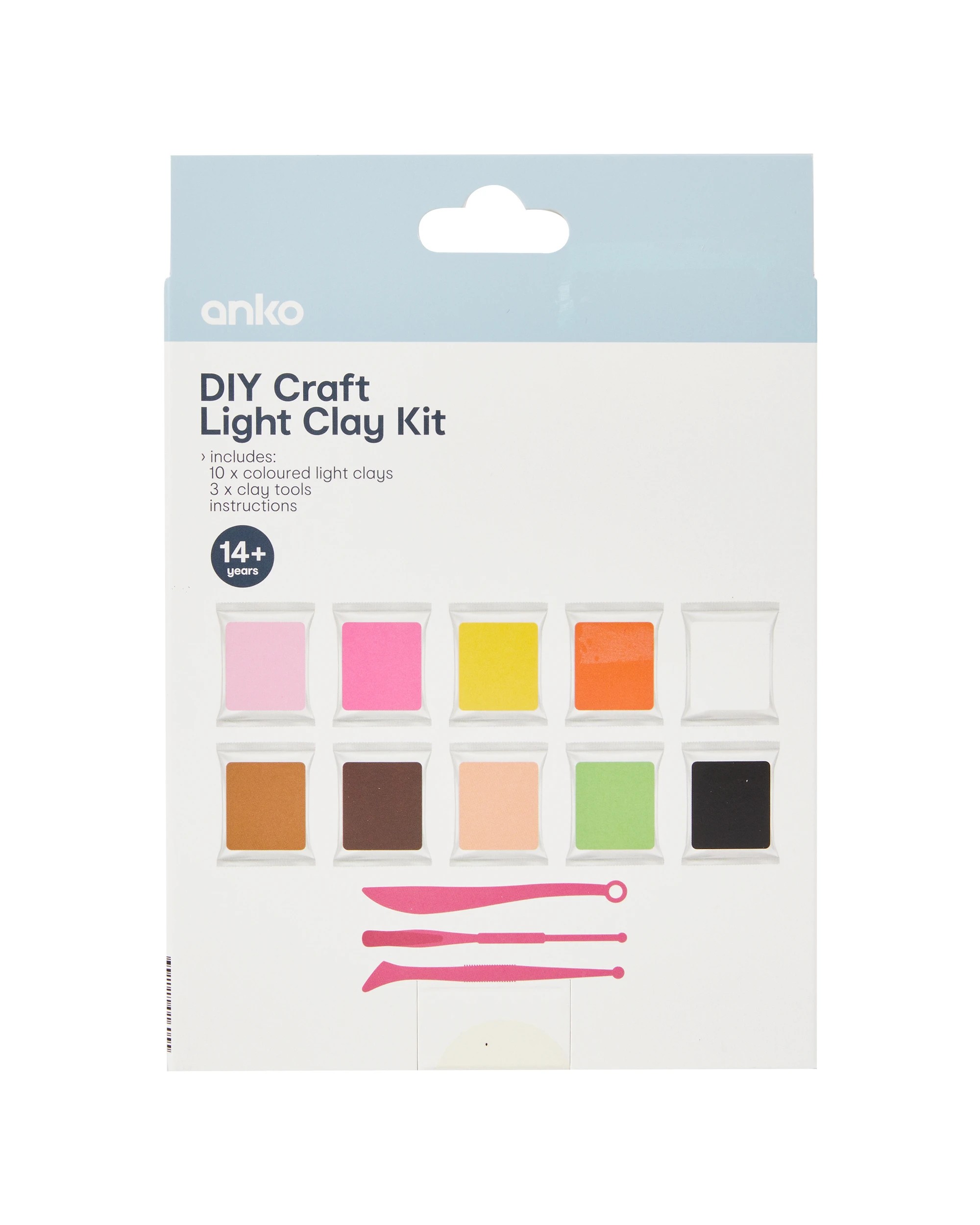 3 DIY Craft Light Clay Kit - Kawaii, 3 of 3