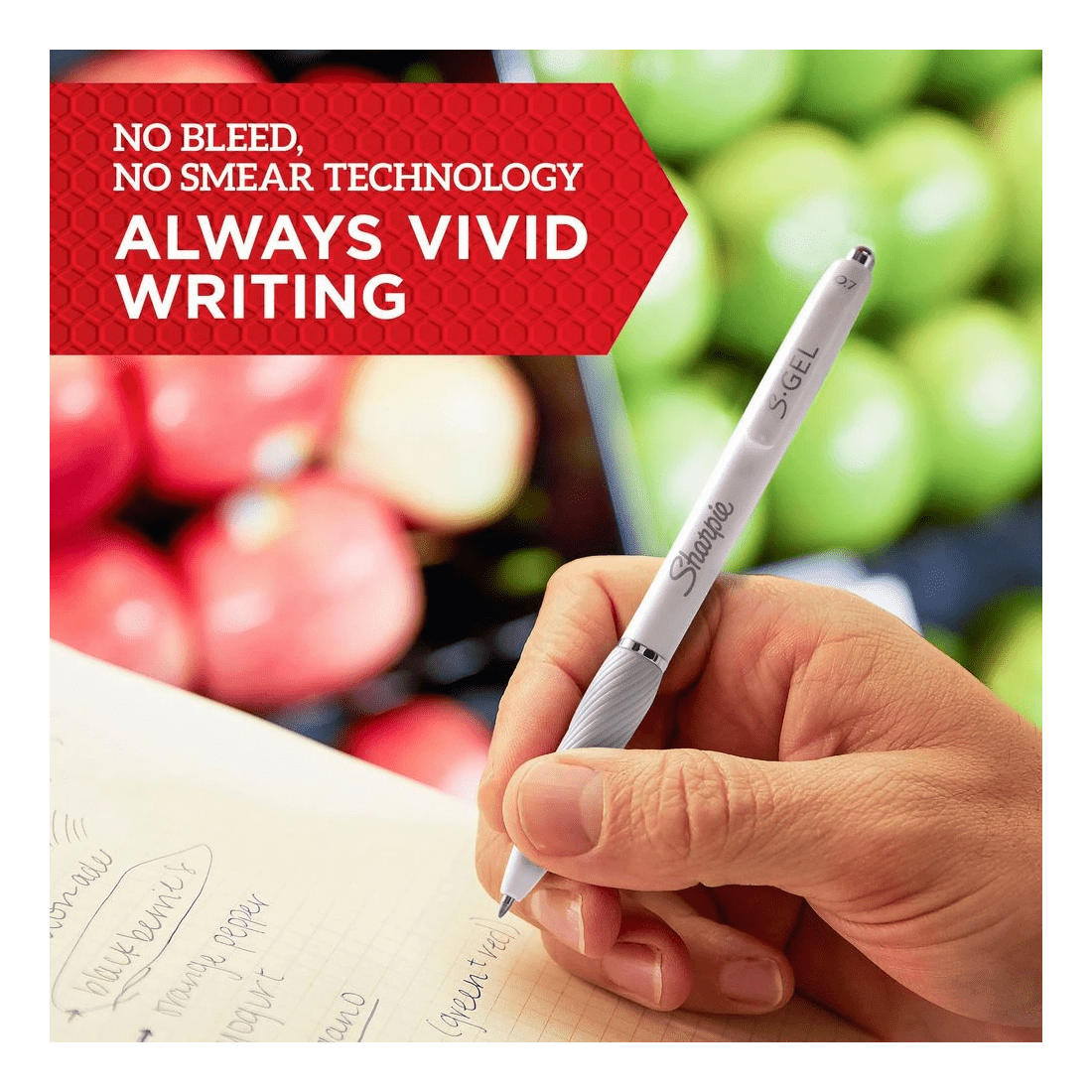 6 Sharpie S-Gel Retractable Gel Pen White Barrel Black 4 Pack, 6 of 8