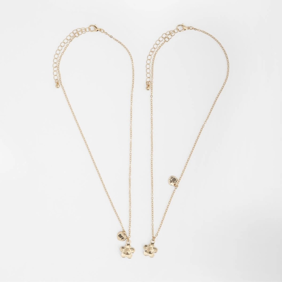 2 2 Pack BFF Daisy Necklace - Gold Tone, 2 of 4