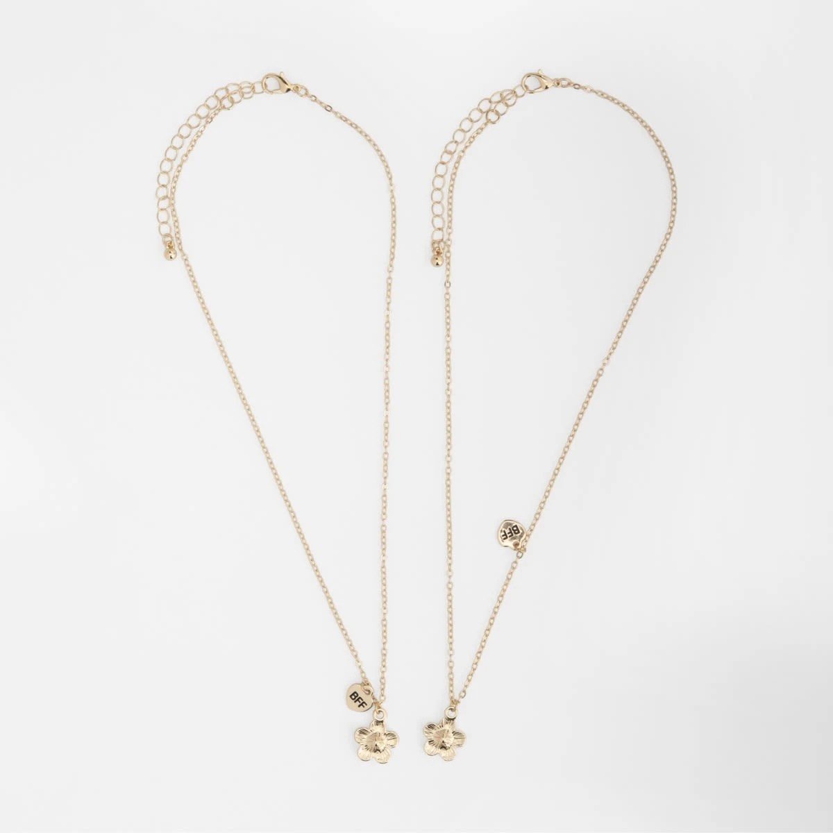 2 2 Pack BFF Daisy Necklace - Gold Tone, 2 of 4