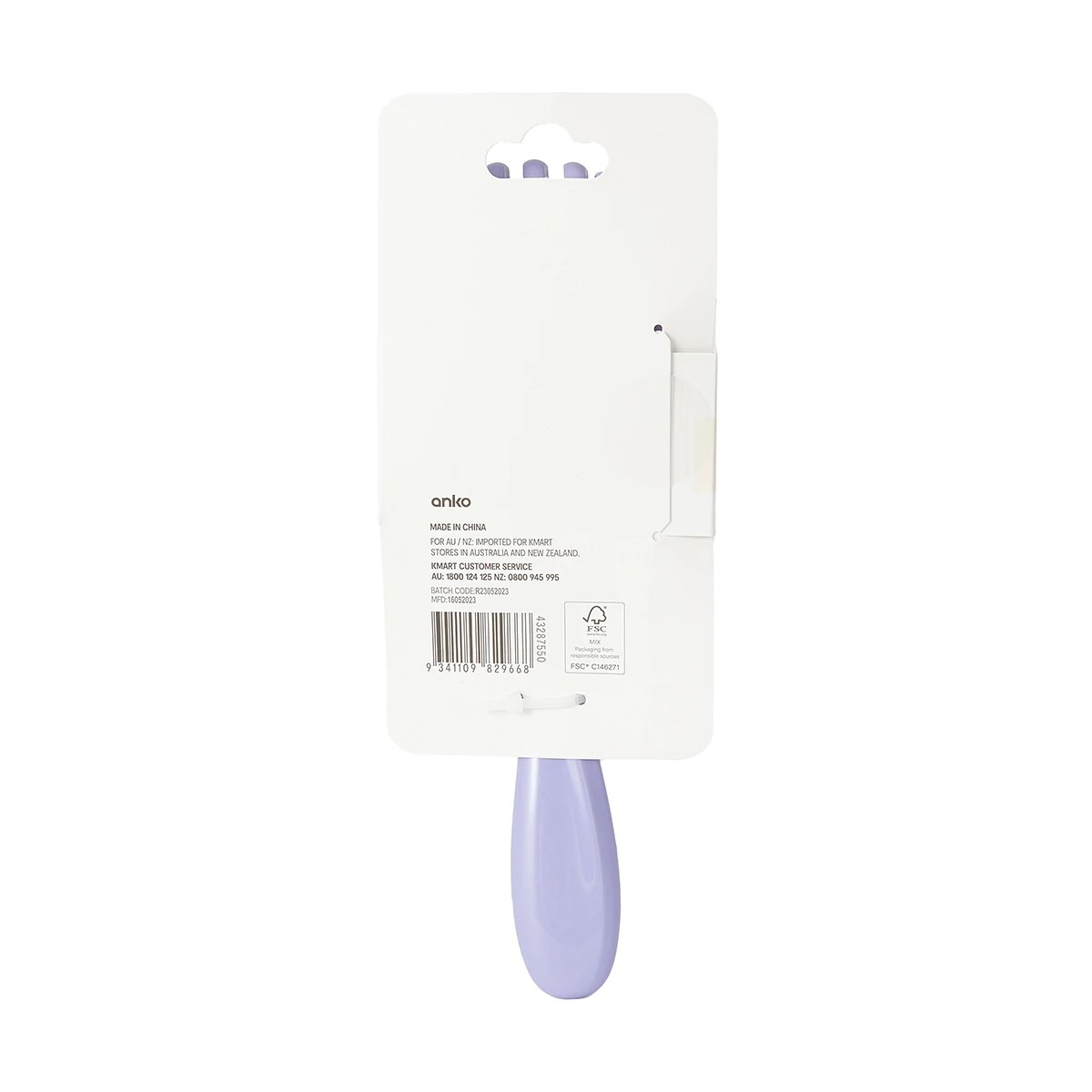 7 Large Detangling Hair Brush - Purple, 7 of 7