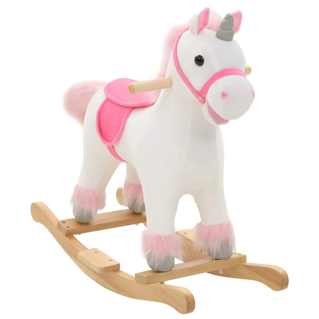 1 Vidaxl Rocking Animal Unicorn Plush And - Multi, 1 of 5
