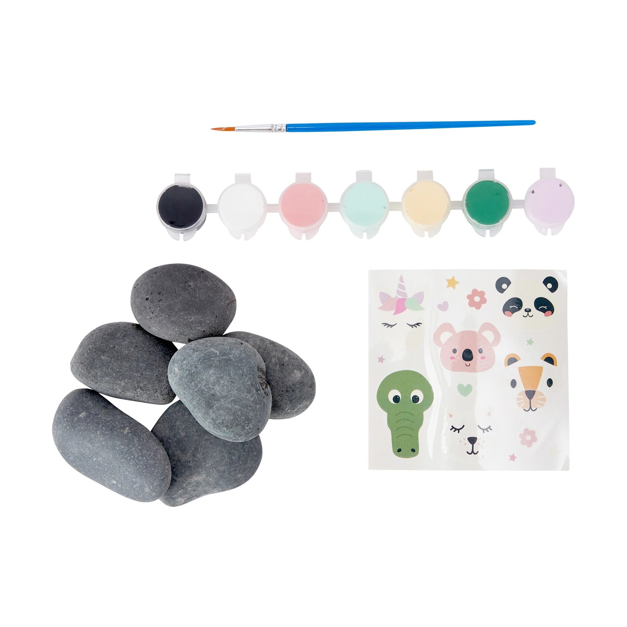 2 15 Piece Paint Your Own Animal Rocks Set, 2 of 9