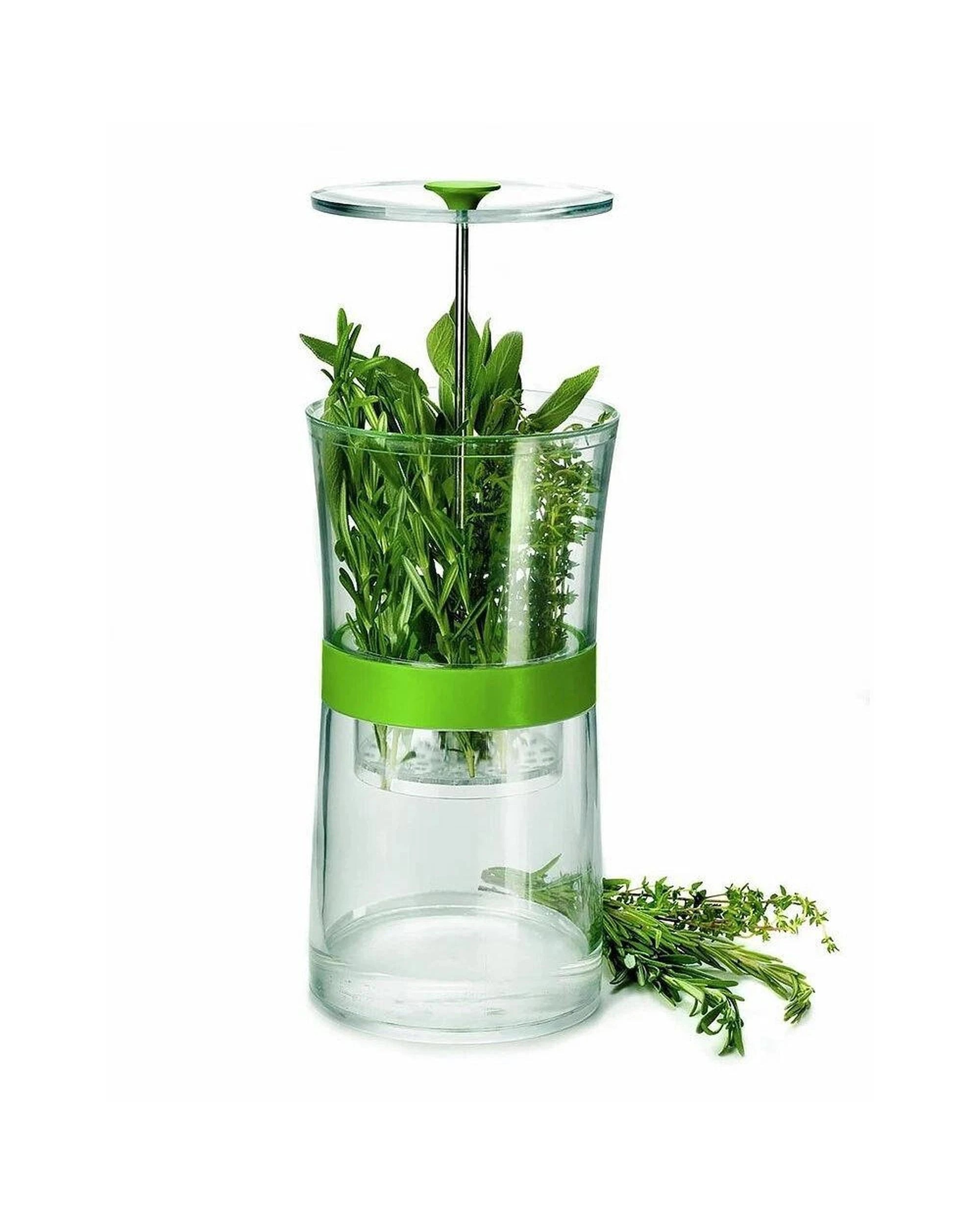 1 Cuisipro Herb Keeper 24 x 12cm Fresh Herb Storage Container Green, 1 of 2