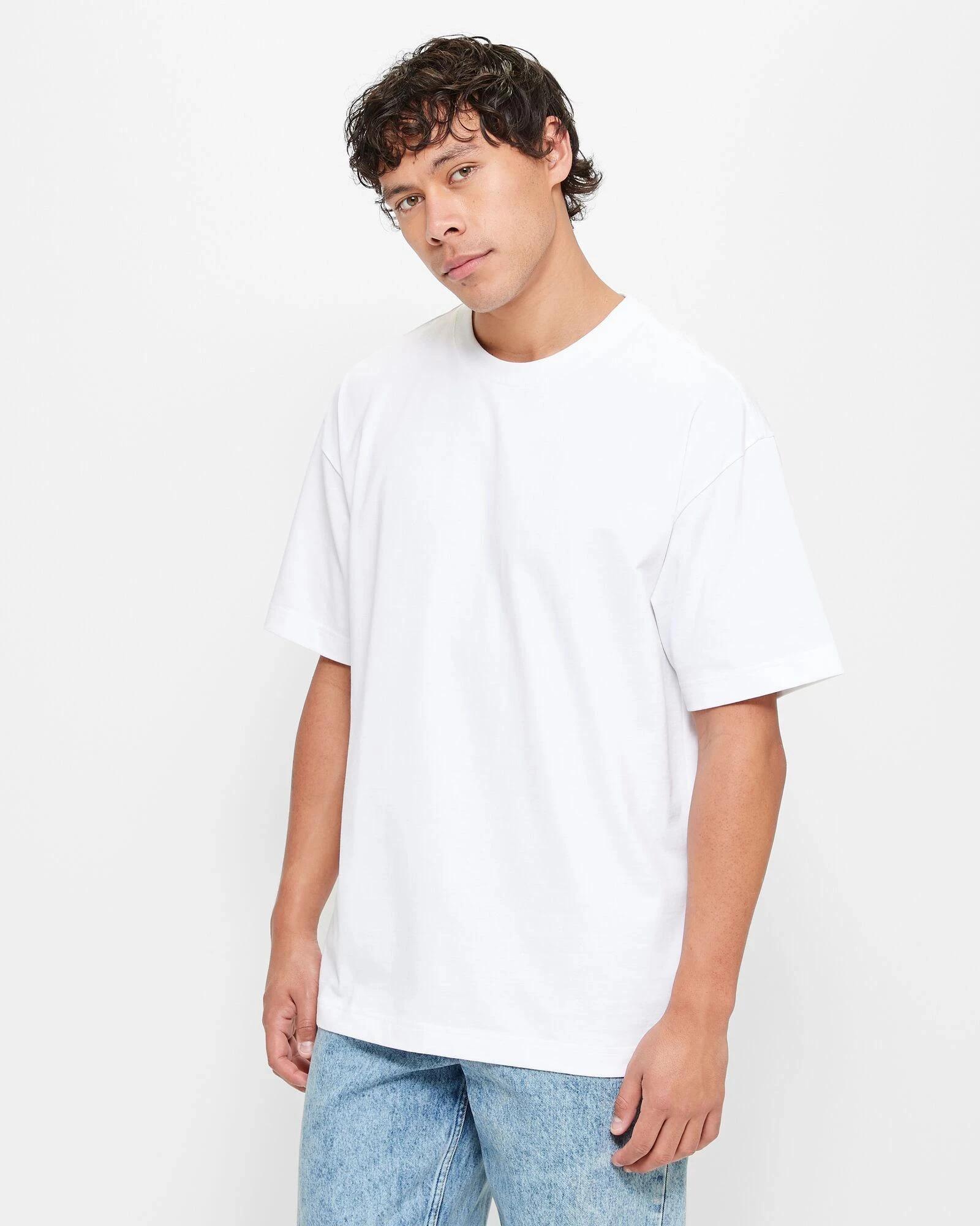 1 Heavy Core Oversized T-Shirt - Commons WHITE, 1 of 5