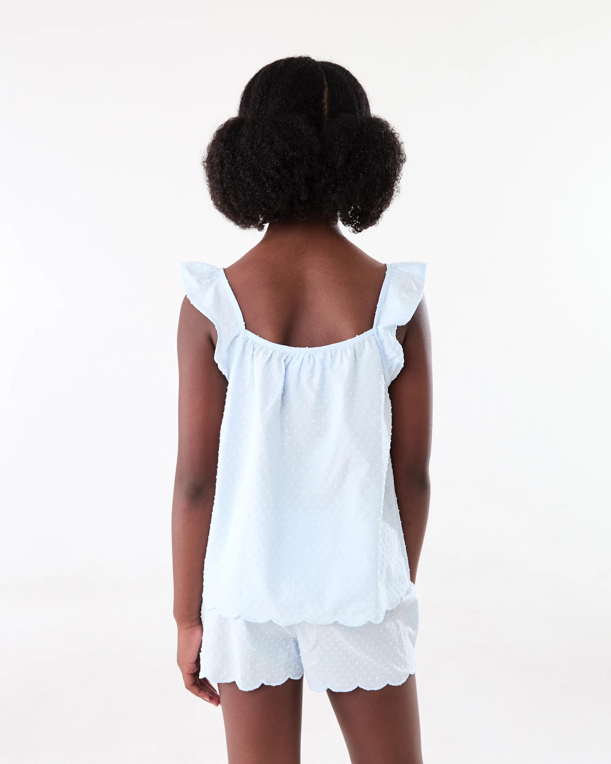 3 Embroidered Pyjama Set Icew Blue, 3 of 7