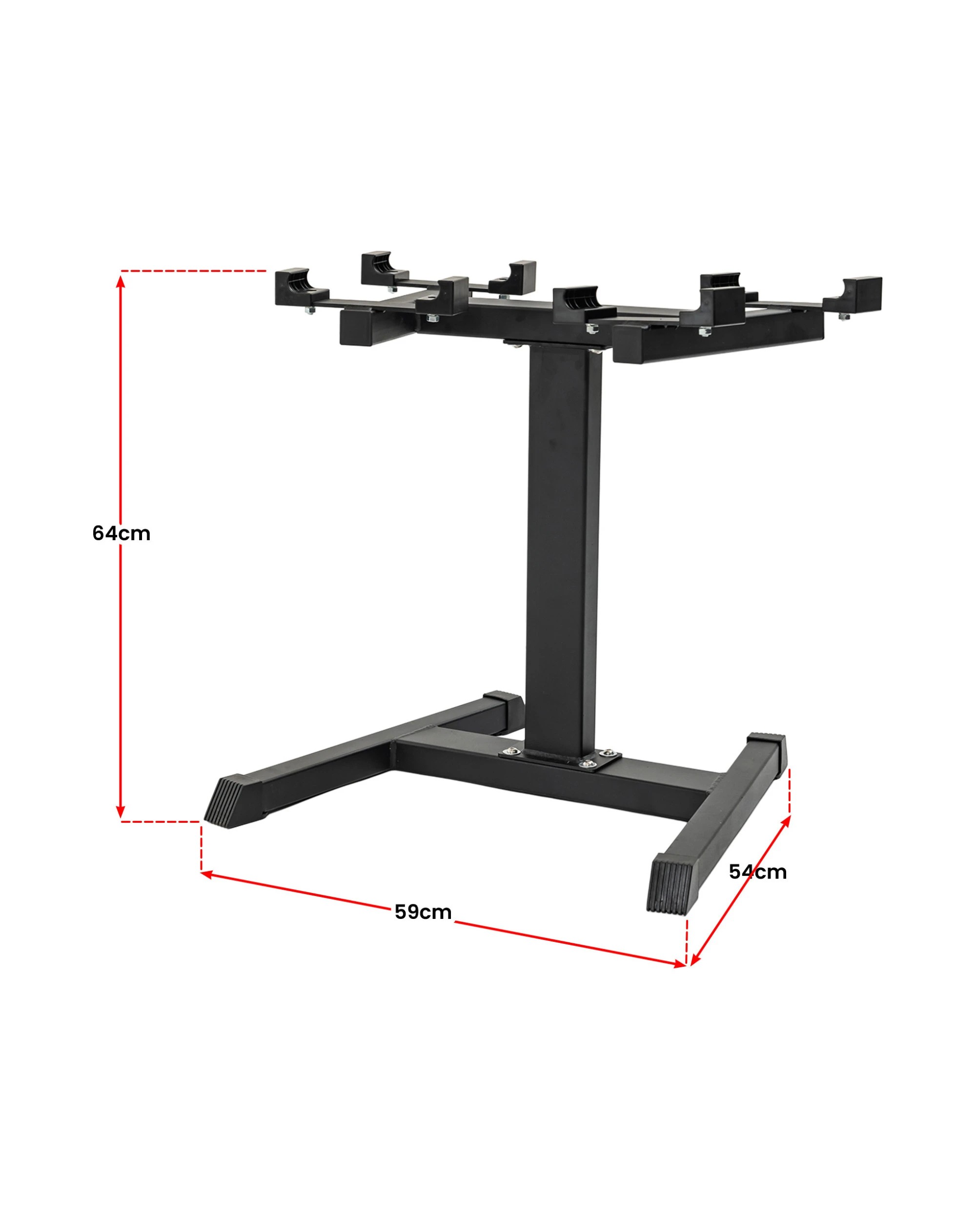 4 Powertrain Eon Green Dial Up 45KG Adjustable Dumbbell Pair with Stand 9 Weight Options - Green, 4 of 10