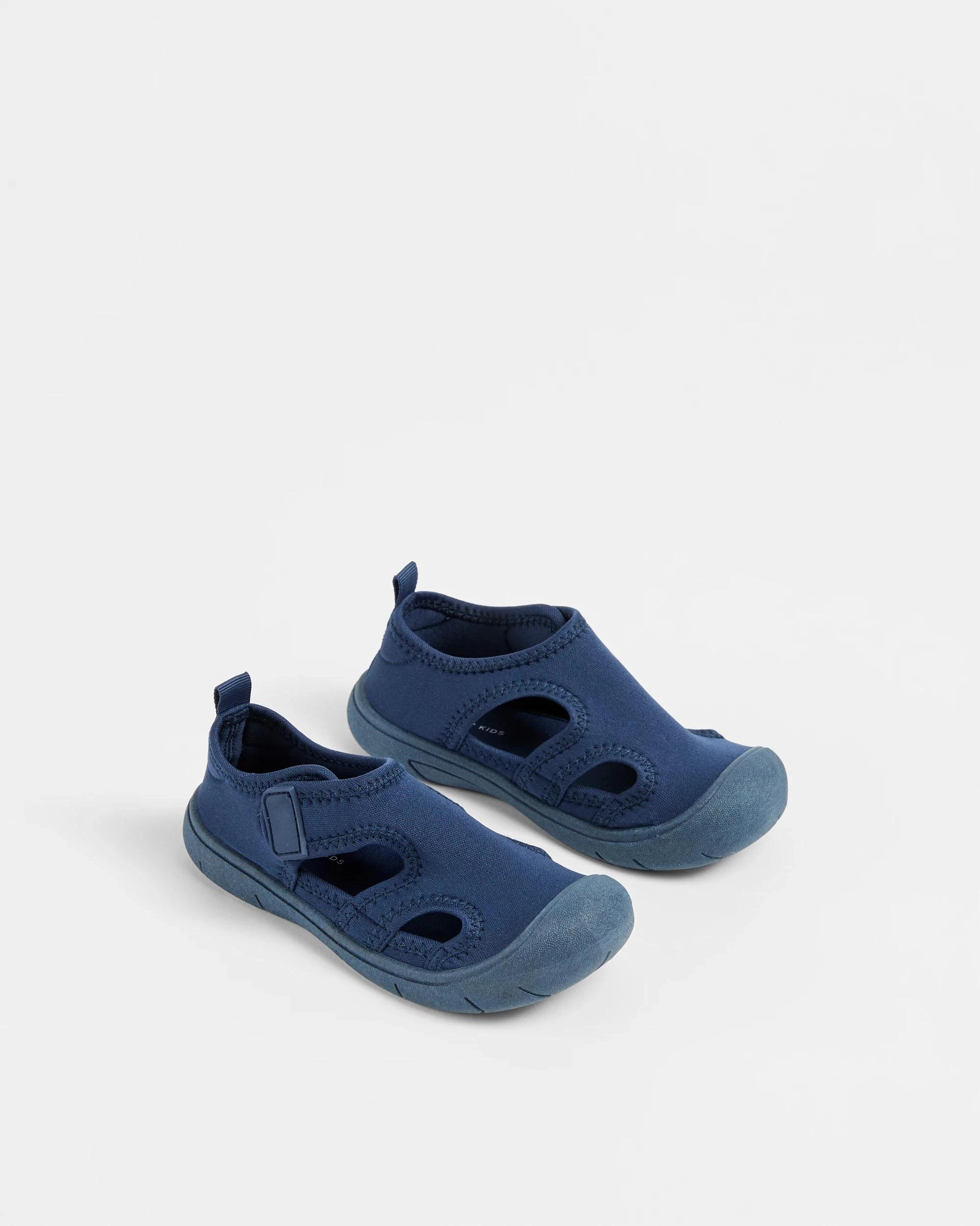 3 Target Kids Boys First Walker/Junior Aqua Sock Shoes NAVY, 3 of 3