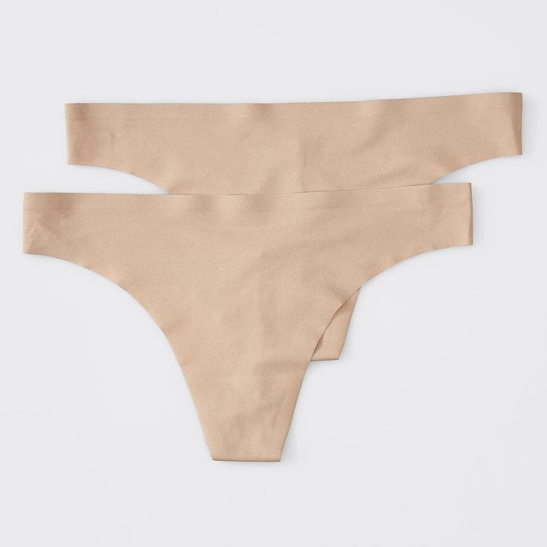 3 Target 2 Pack Bonded No Show G-String Briefs LATTE BROWN, 3 of 6