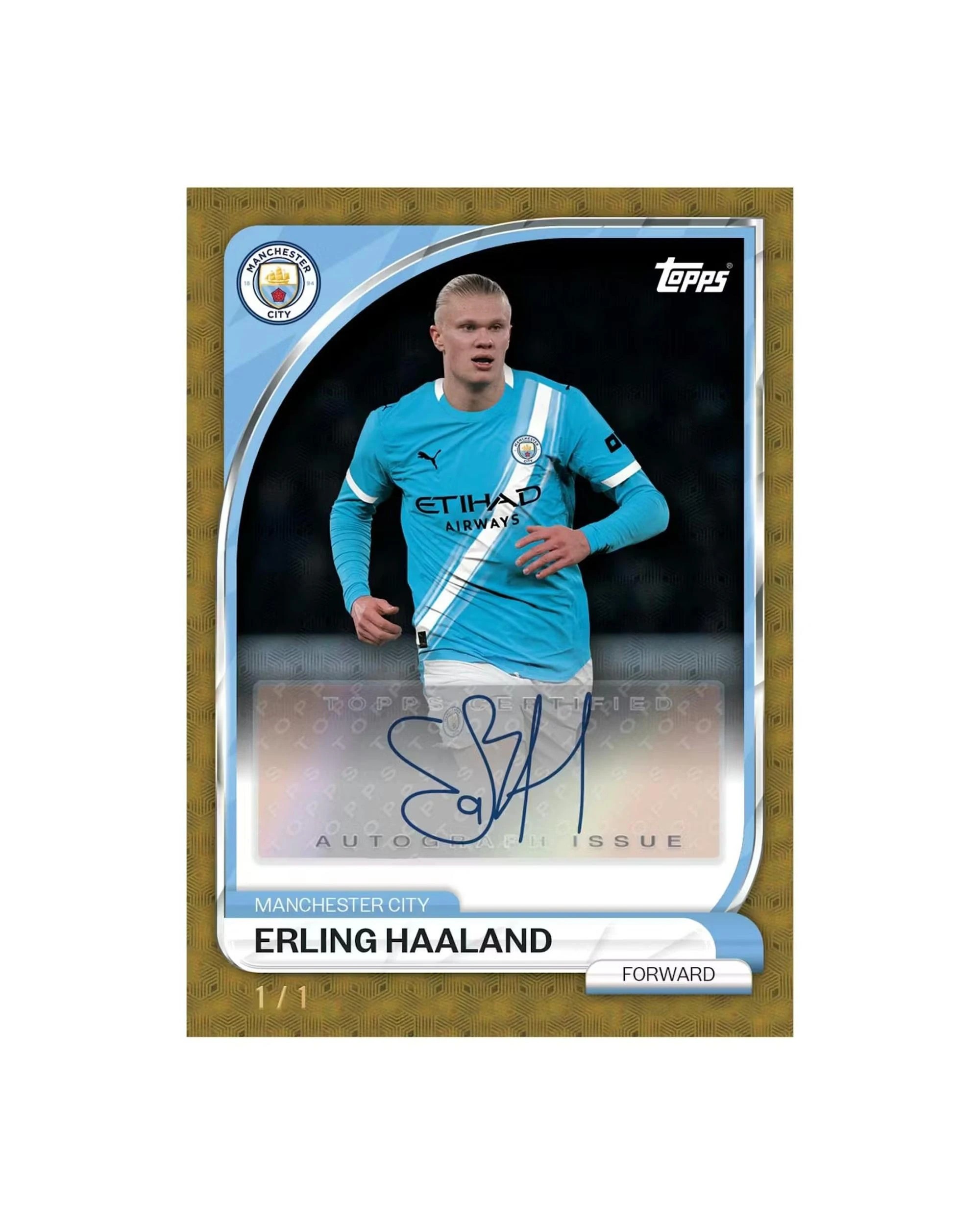 3 Topps 2025/26 Manchester City Soccer Collection Tin, 3 of 5