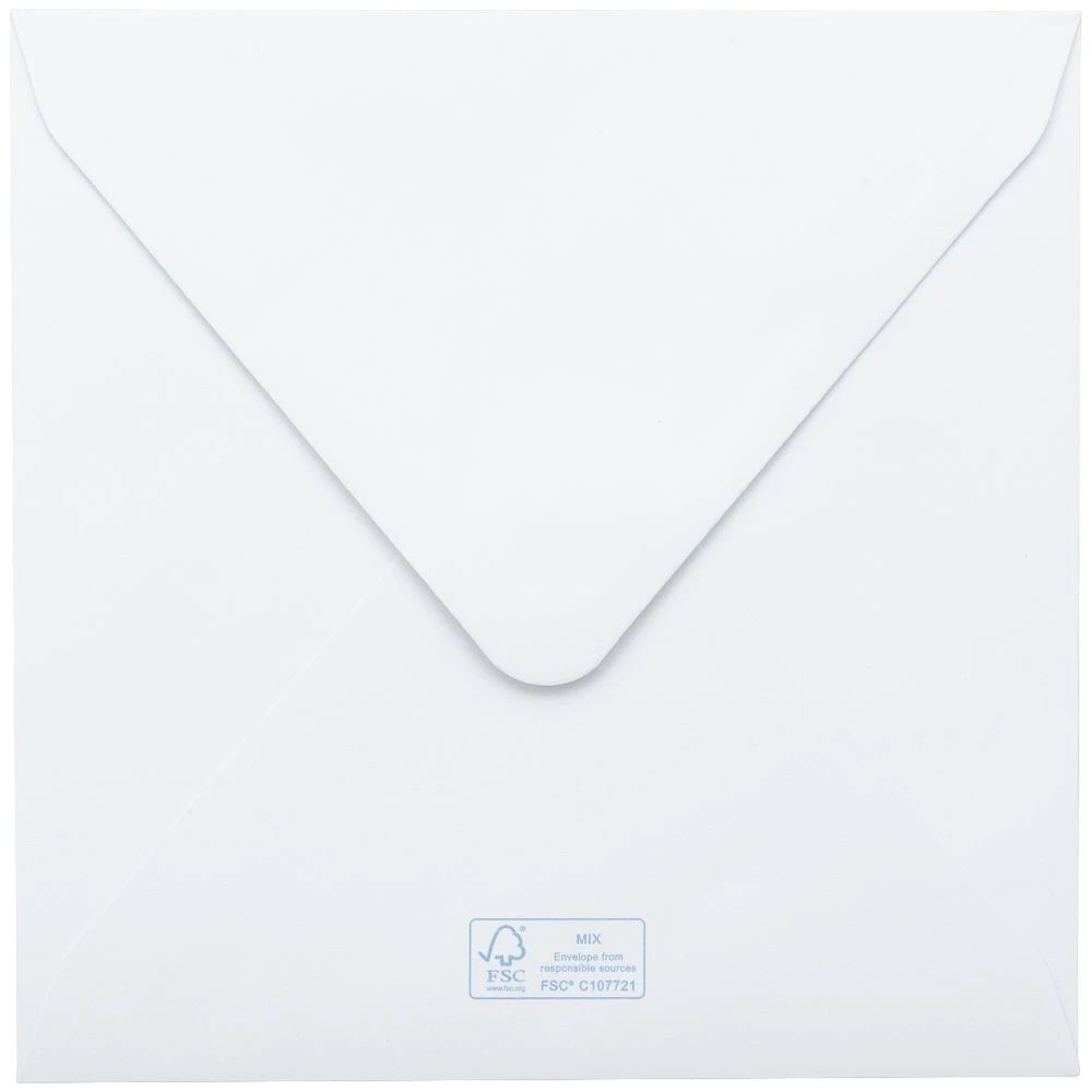 4 PPS Premium Square Envelopes 160 x 160mm White 25 Pack, 4 of 5