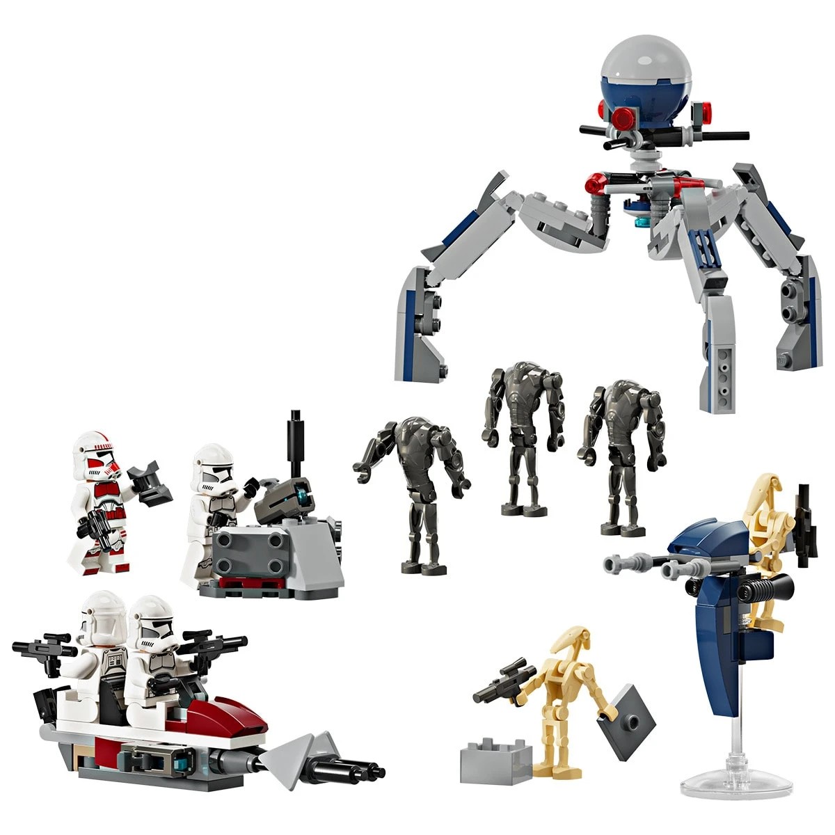3 LEGO Star Wars Clone Trooper & Battle Droid Battle Pack 75372, 3 of 10