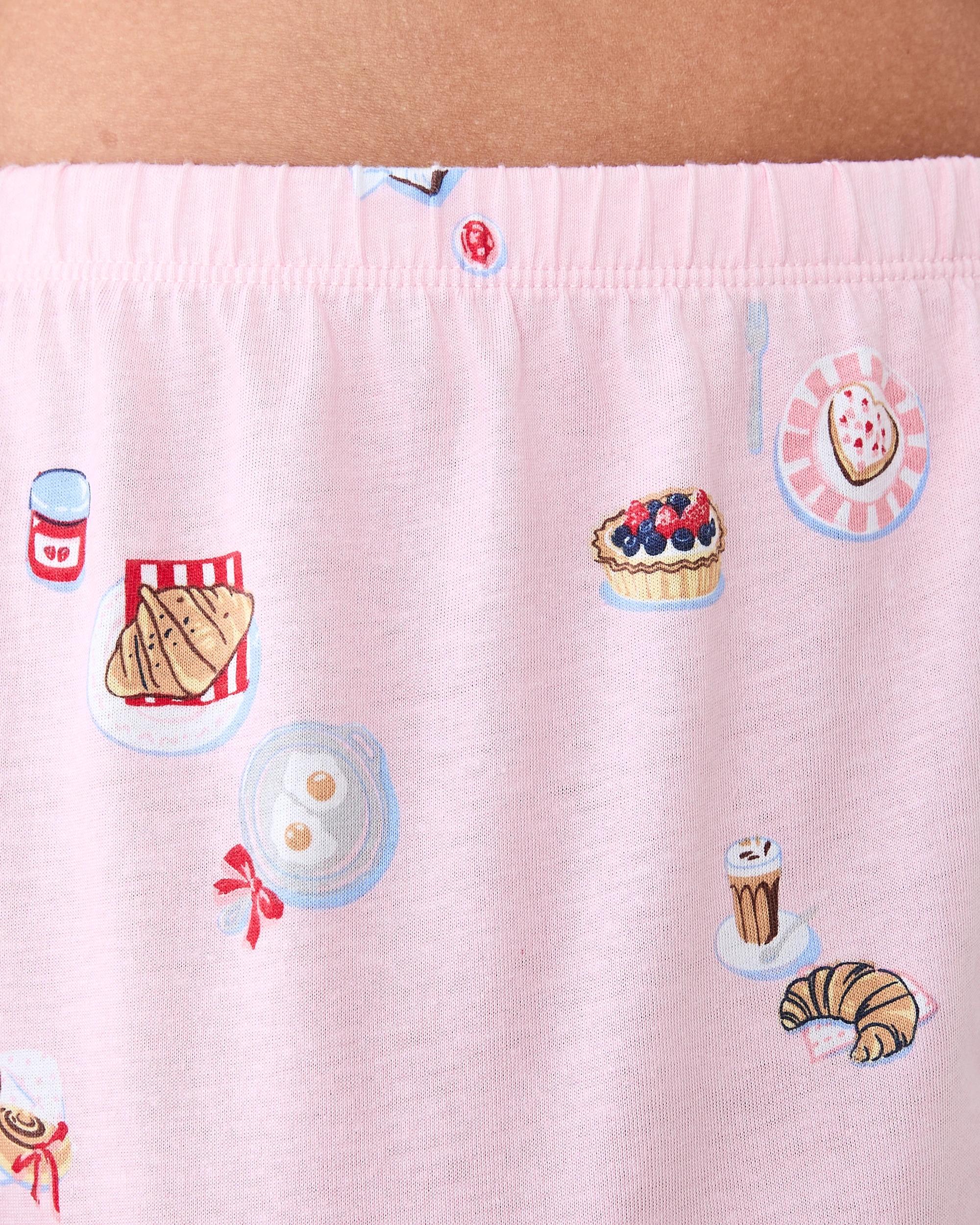 4 Cotton Print Knit Pants Breakfast, 4 of 4