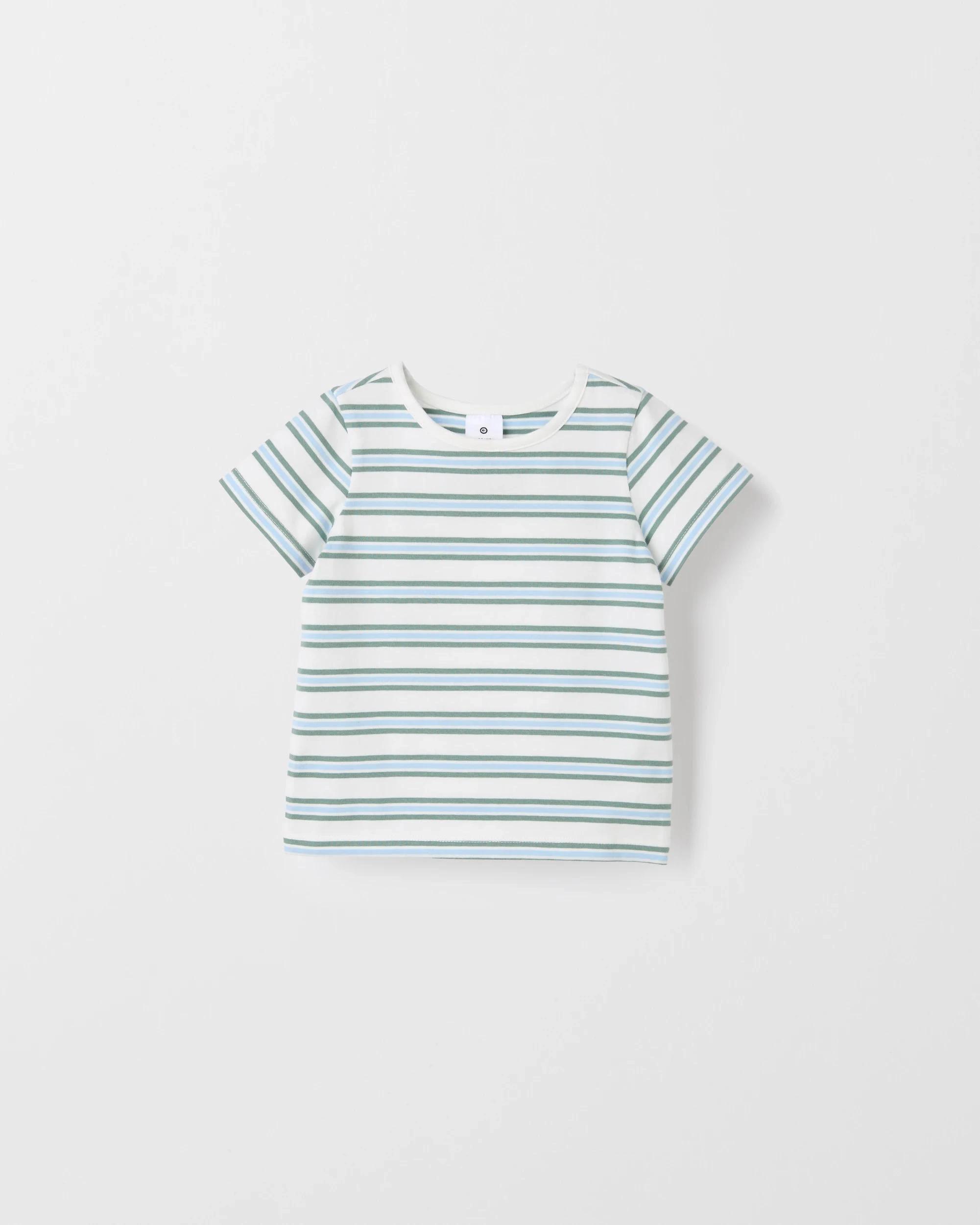 4 Target Baby Baby Organic Cotton Print Short Sleeve T-shirts 3 Pack BEACH ICONS, 4 of 5