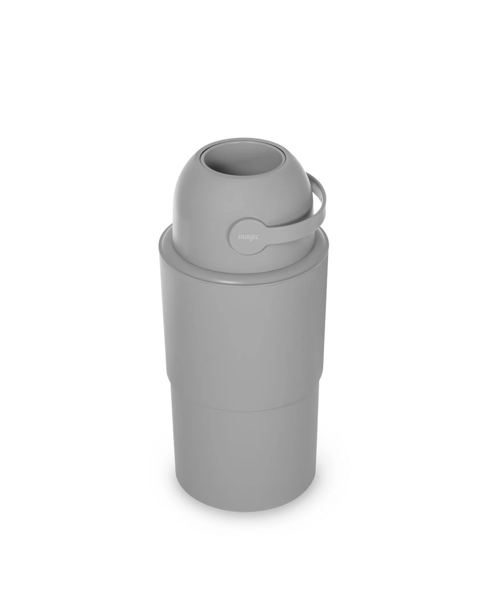 4 Magic Heka L - Telescopic Nappy Bin - Concrete, 4 of 7