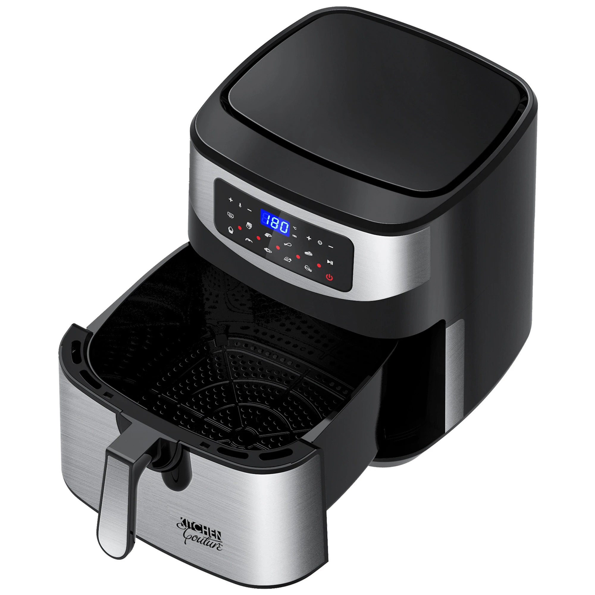 7 Kitchen Couture 12 Litre Air Fryer Multifunctional LCD One Touch Display - Silver, 7 of 10