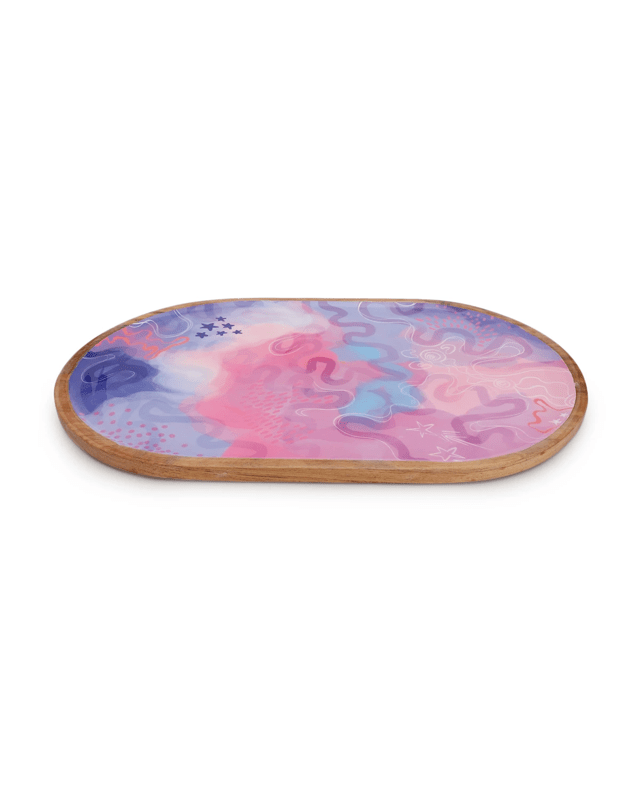 Rachael Sarra Flourish Oval Enamel Pla