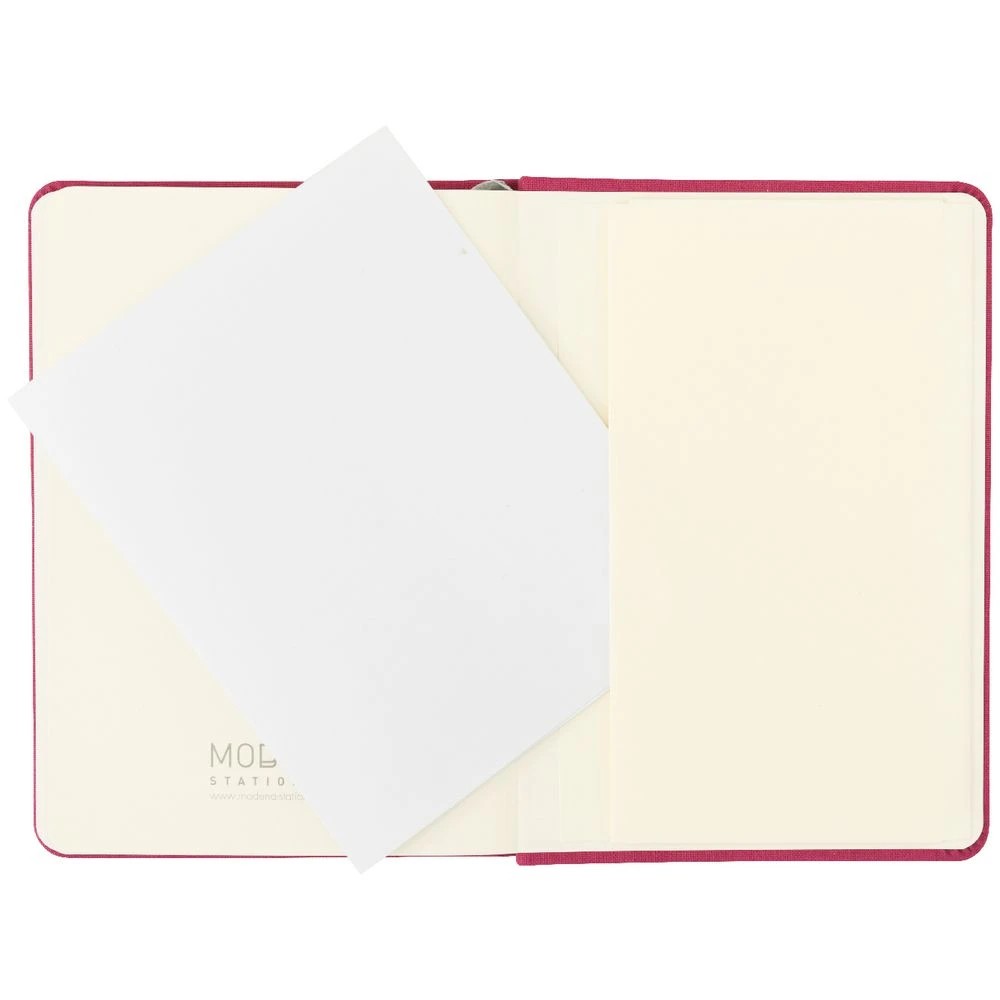 5 Modena A6 Linen Plain Notebook Orchid, 5 of 5