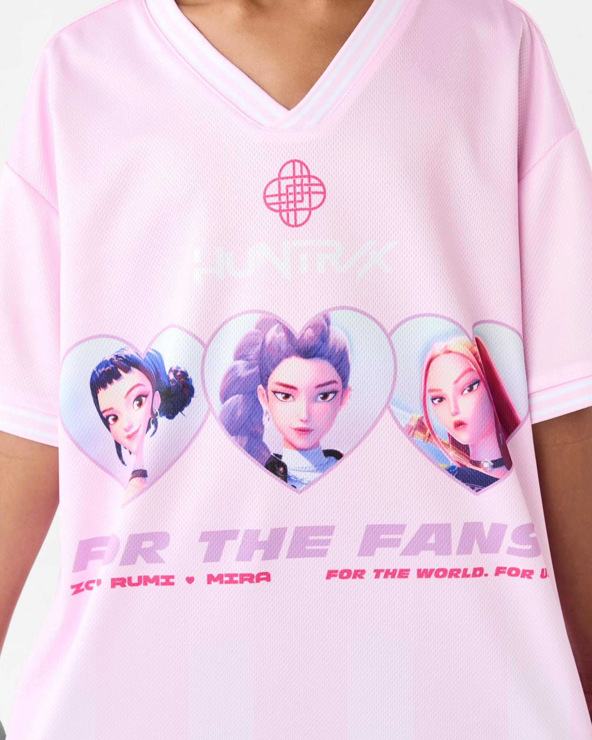 4 KPop Demon Hunters Huntrix License Mesh T-shirt Kpop Dh, 4 of 7