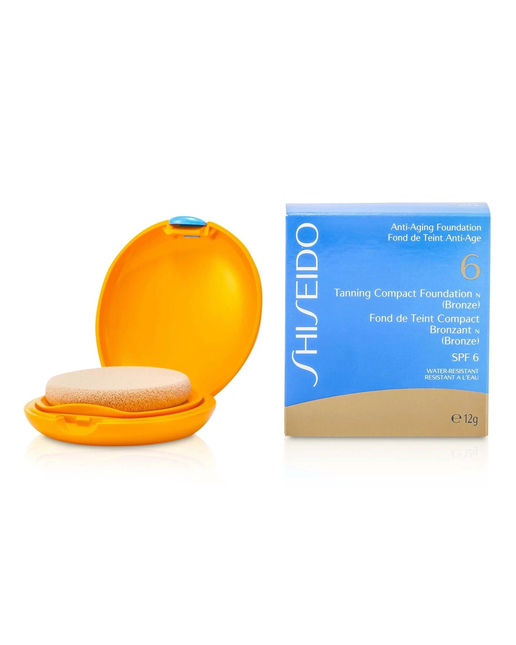 4 Shiseido Tanning Compact Foundation N SPF10 - 12g/0.4oz - Natural, 4 of 4