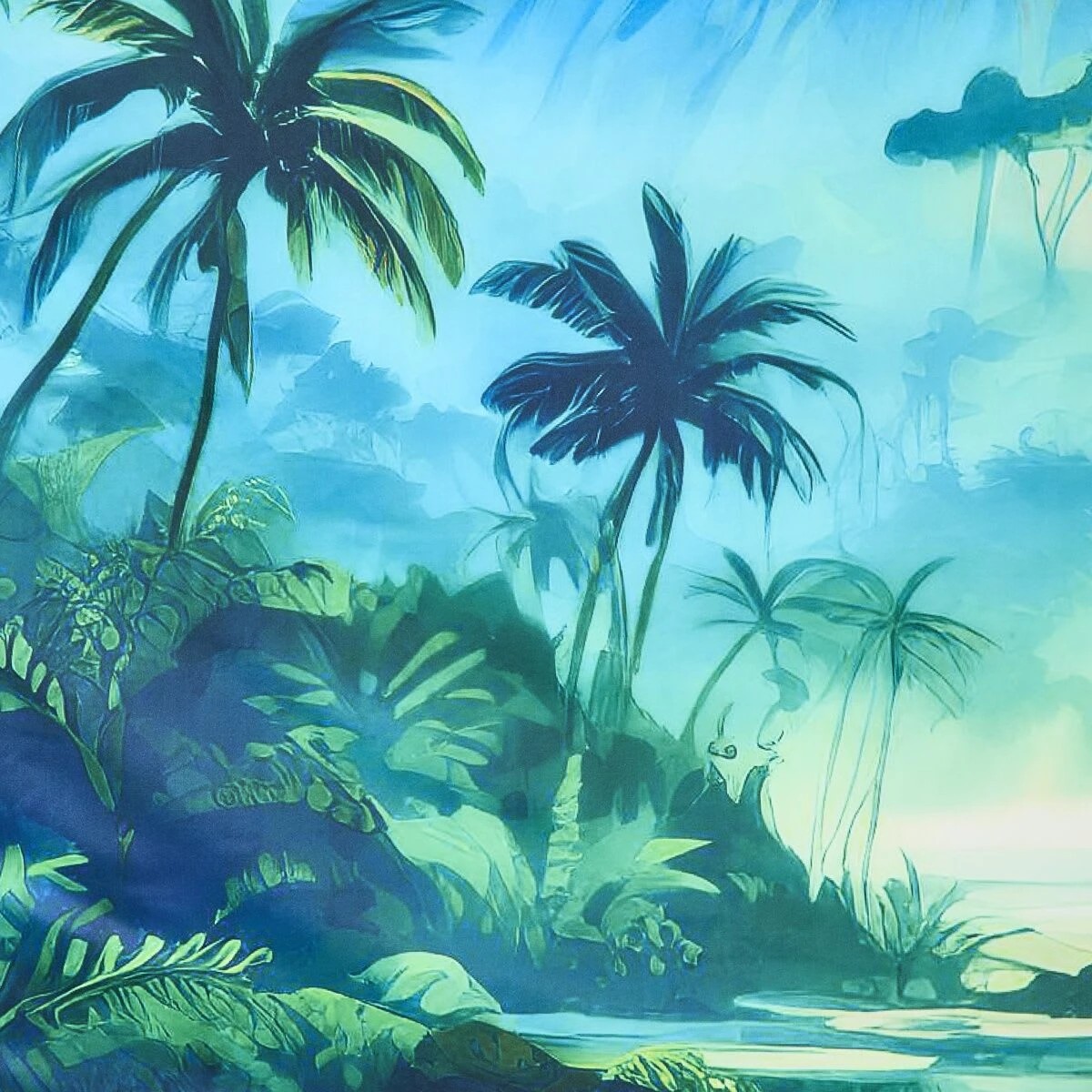 5 Island Printed Backdrop, 5 of 6