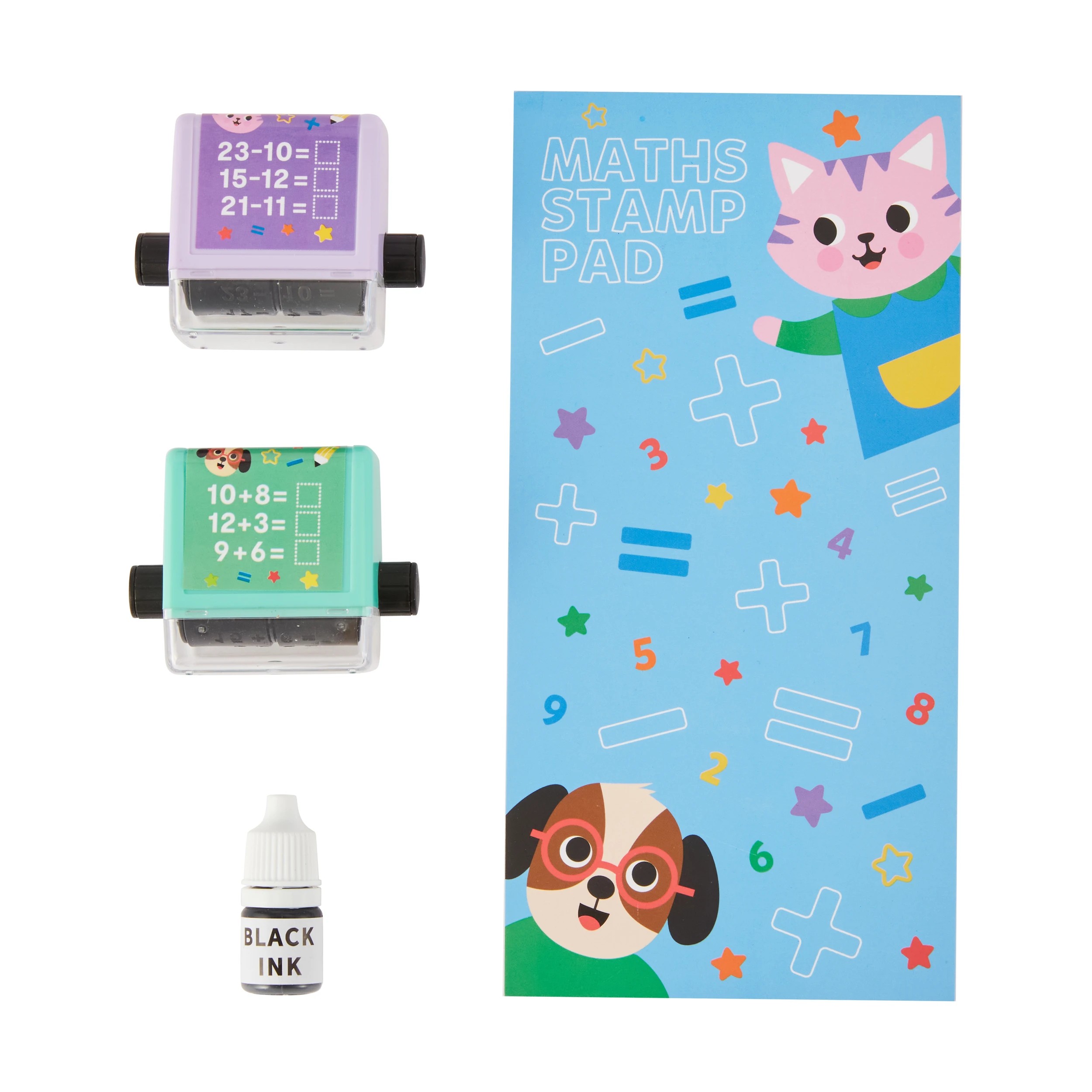 2 Maths Roller Stamp Set, 2 of 6