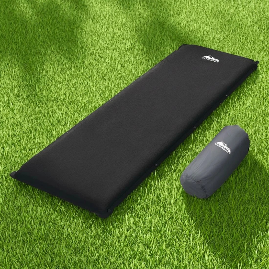 5 Weisshorn Self Inflating Mattress Camping Sleeping Mat Air Bed Pad Single - Black, 5 of 5