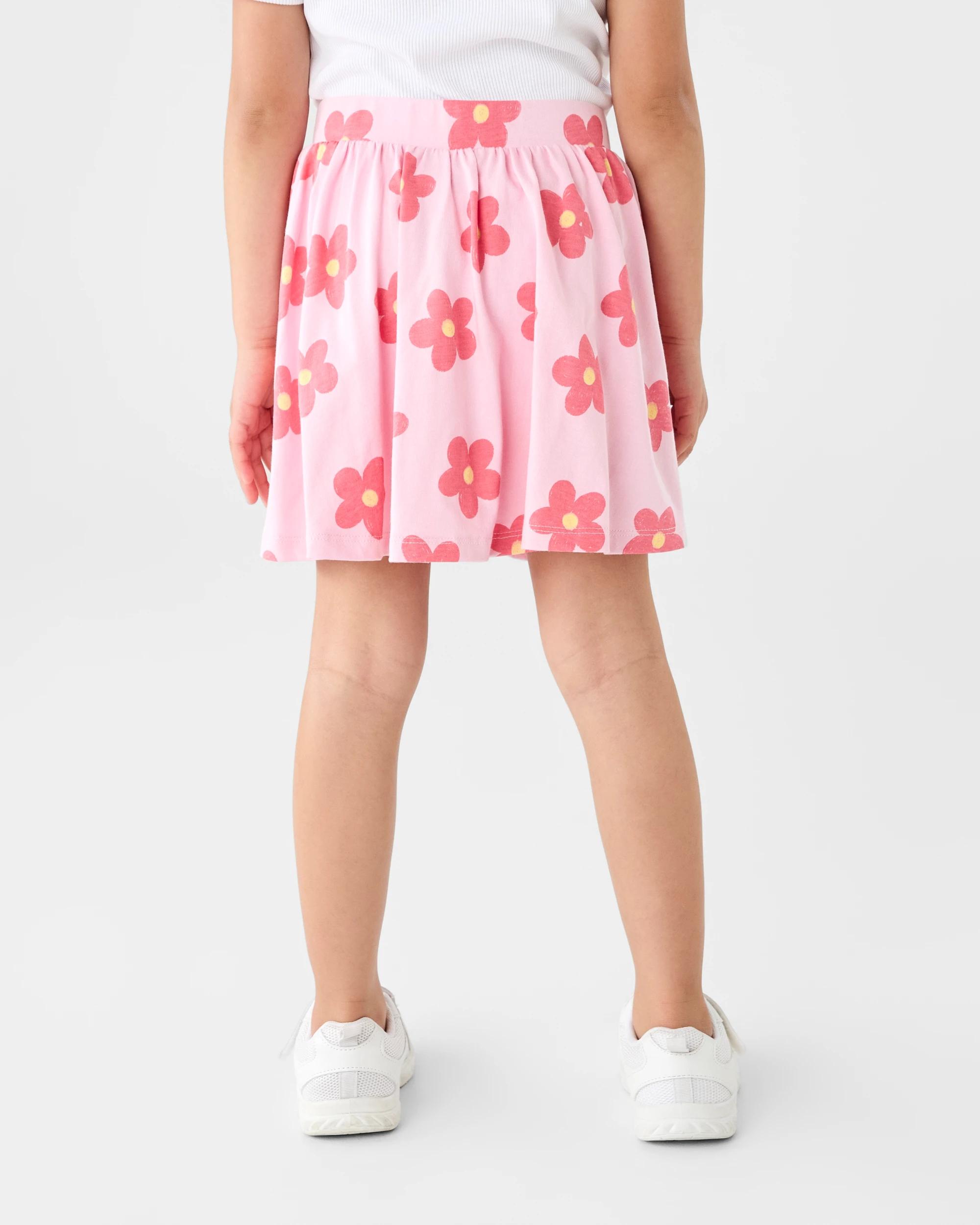 2 Printed Skort Pnk Floral, 2 of 7