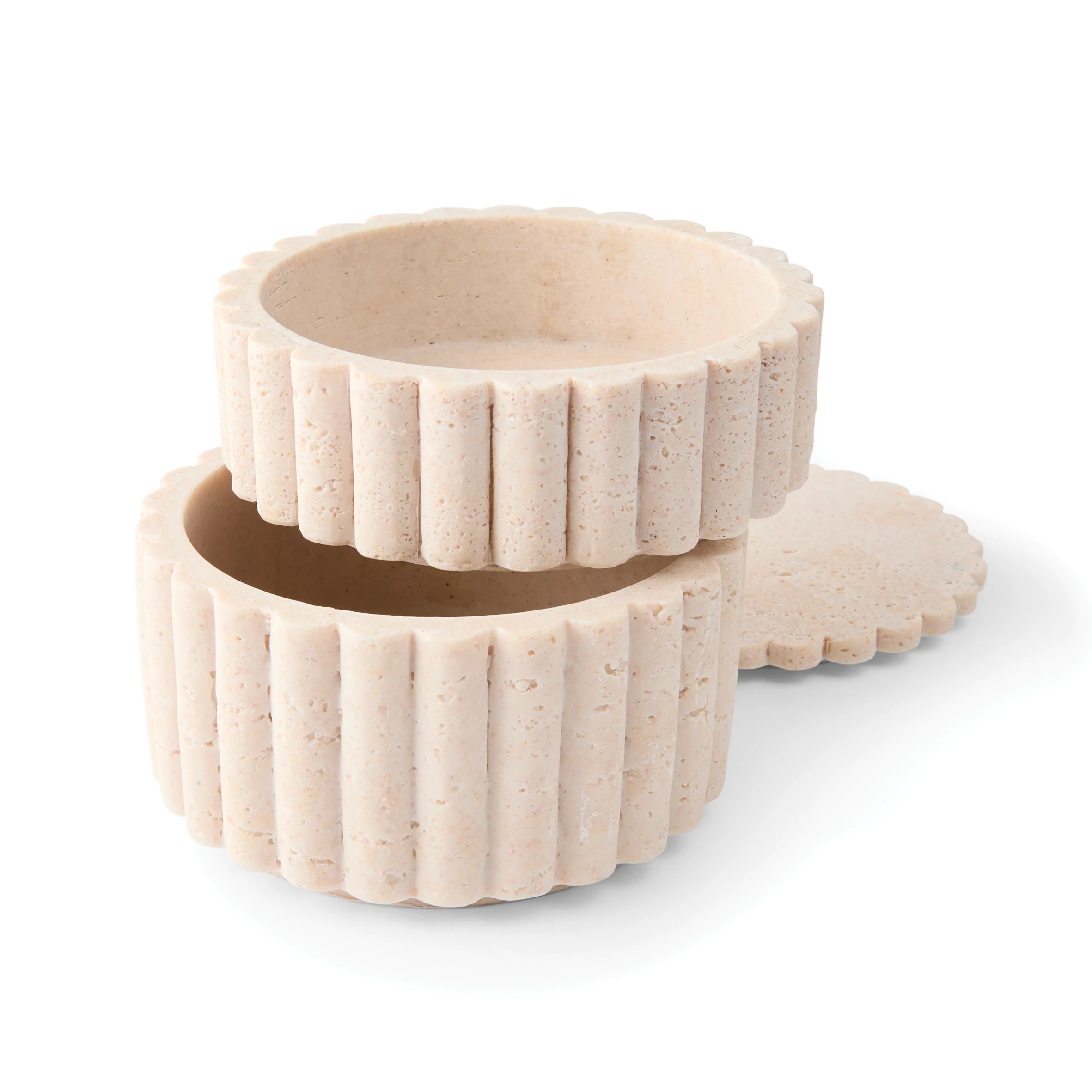 2 Travertine Look Box Set, 2 of 7