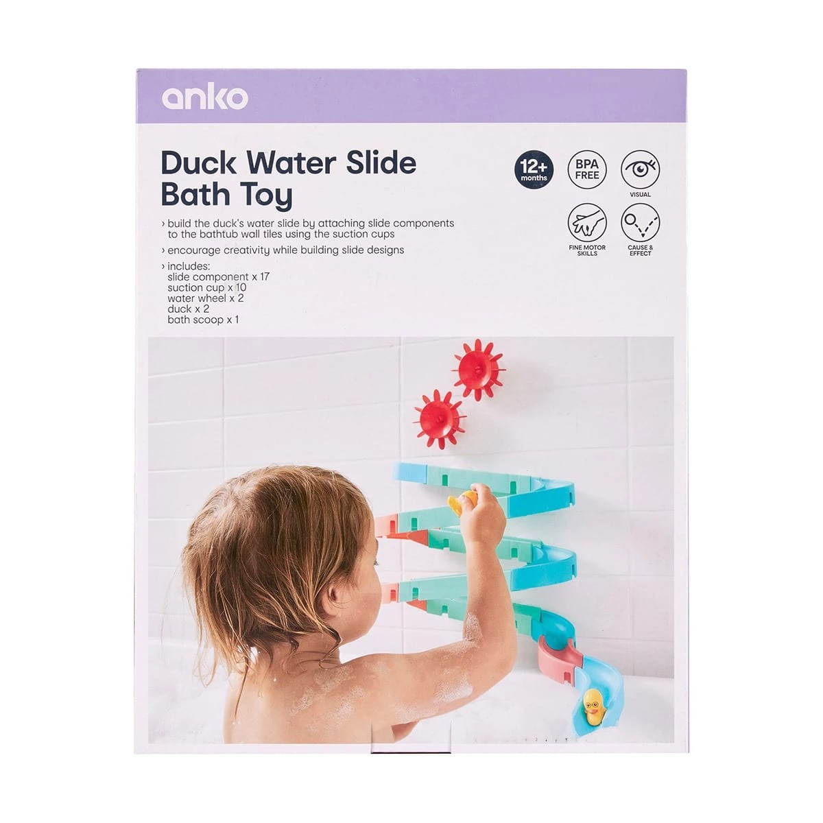 7 Duck Water Slide Bath Toy, 7 of 8
