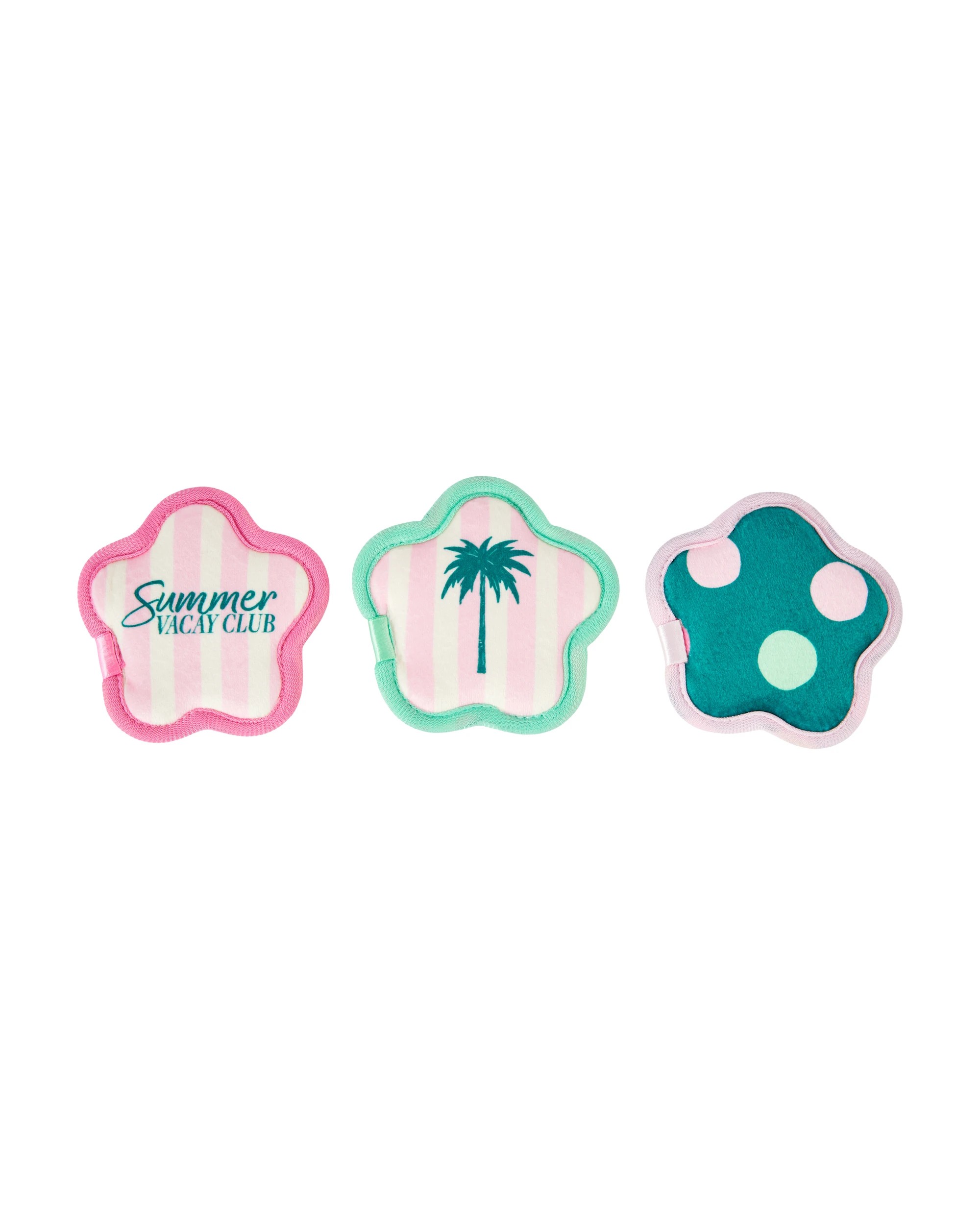 3 OXX Beauty 3 Piece Summer Vacay Club Facial Cleansing Pads, 3 of 6