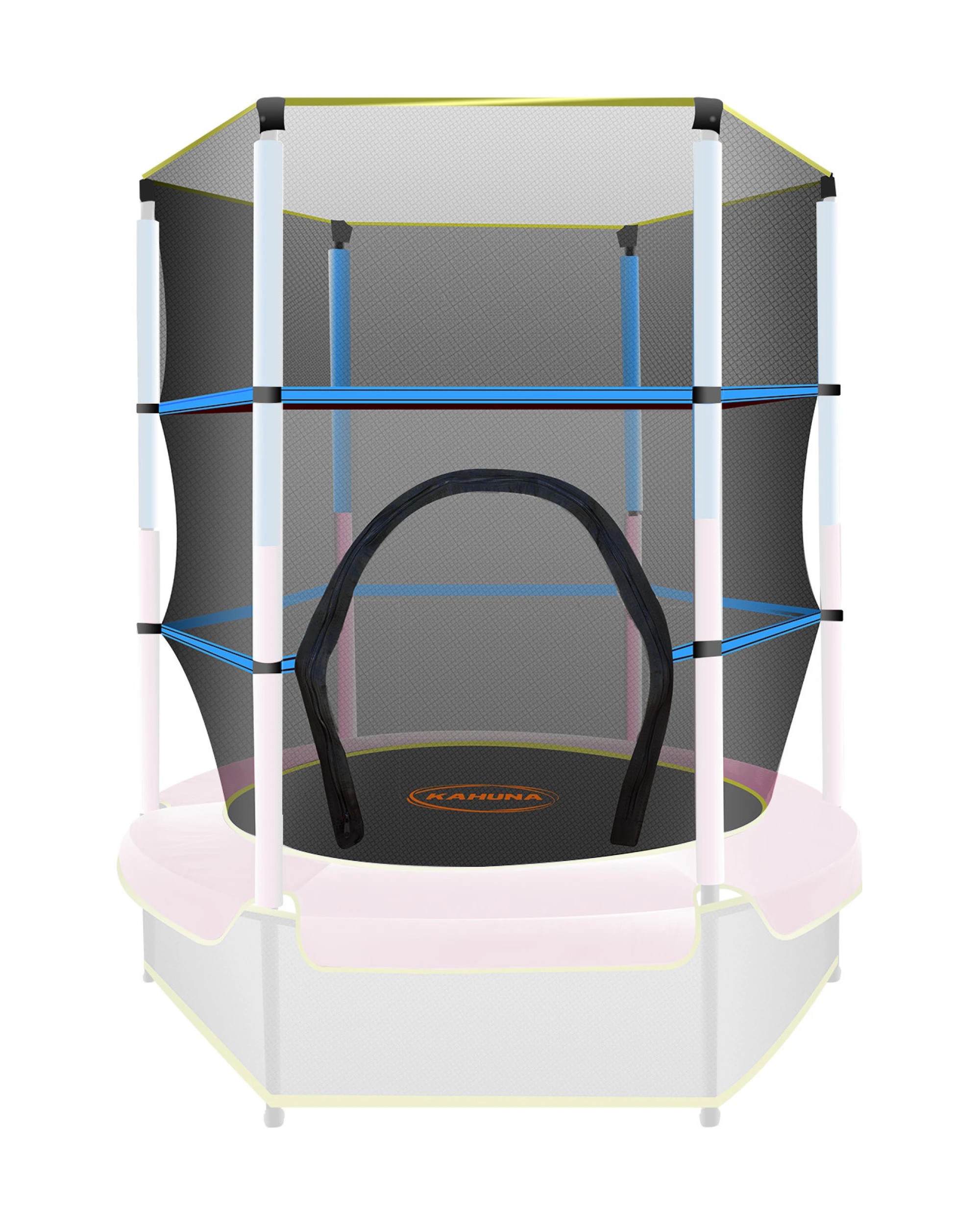 1 Kahuna 4.5ft Trampoline Replacement Net- Black, 1 of 8