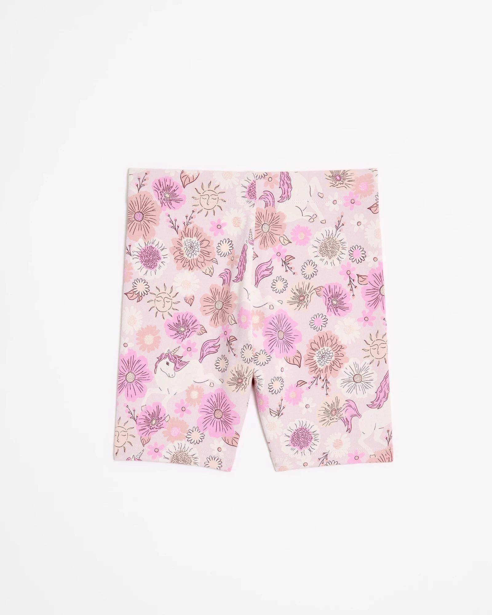 2 Target Kids Australian Cotton 3 Pack Print Bike Shorts UNICORN STRIPE, 2 of 5