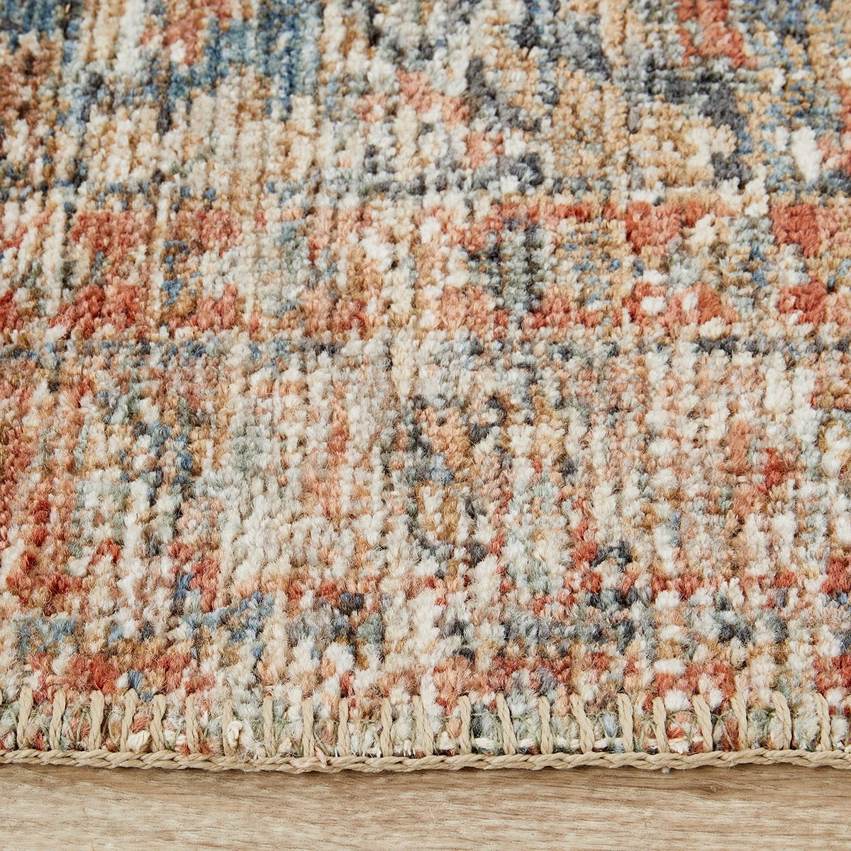4 Common Ground Rugs Heirloom 12 370x80cm - Large Runner Power Loomed Pet Friendly Rug - Blue, 4 of 7