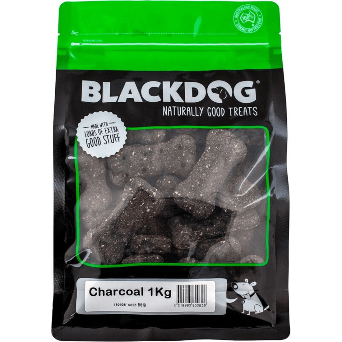 1 Black Dog Charcoal 1kg, 1 of 1