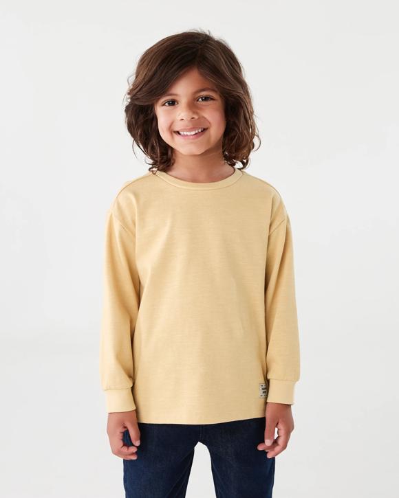 Long Sleeve Textured T-shirt