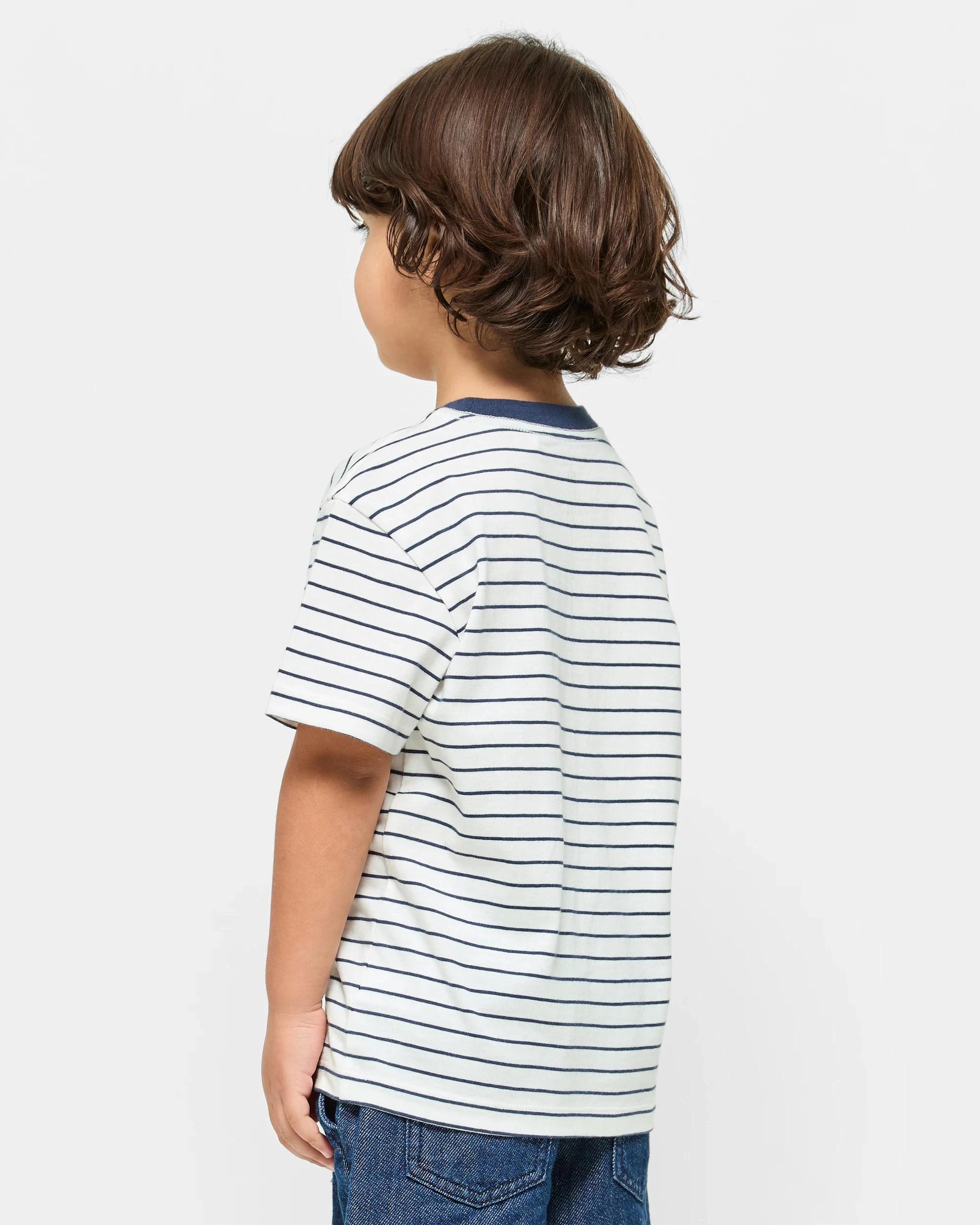 4 Target Australian Cotton T-shirts 3 pack BLUE / CHARCOAL, 4 of 7