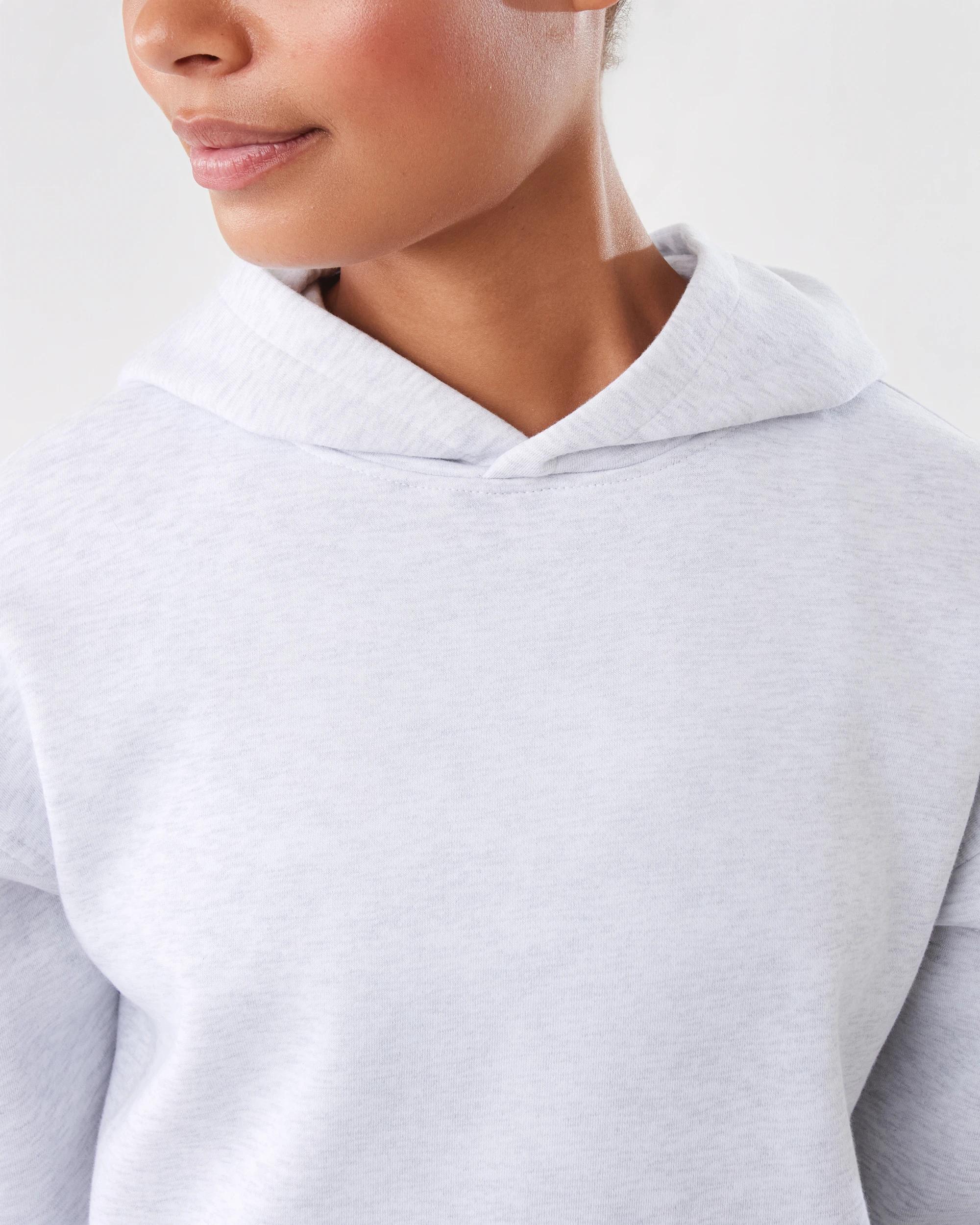 6 Active Womens Essential Oversized Hoodie Heather, 6 of 8