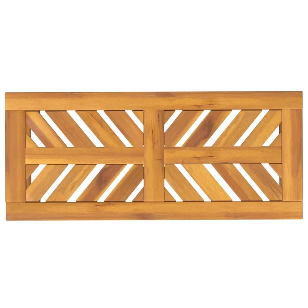 5 vidaXL garden bench Decorative Inlays - Brown, 5 of 7
