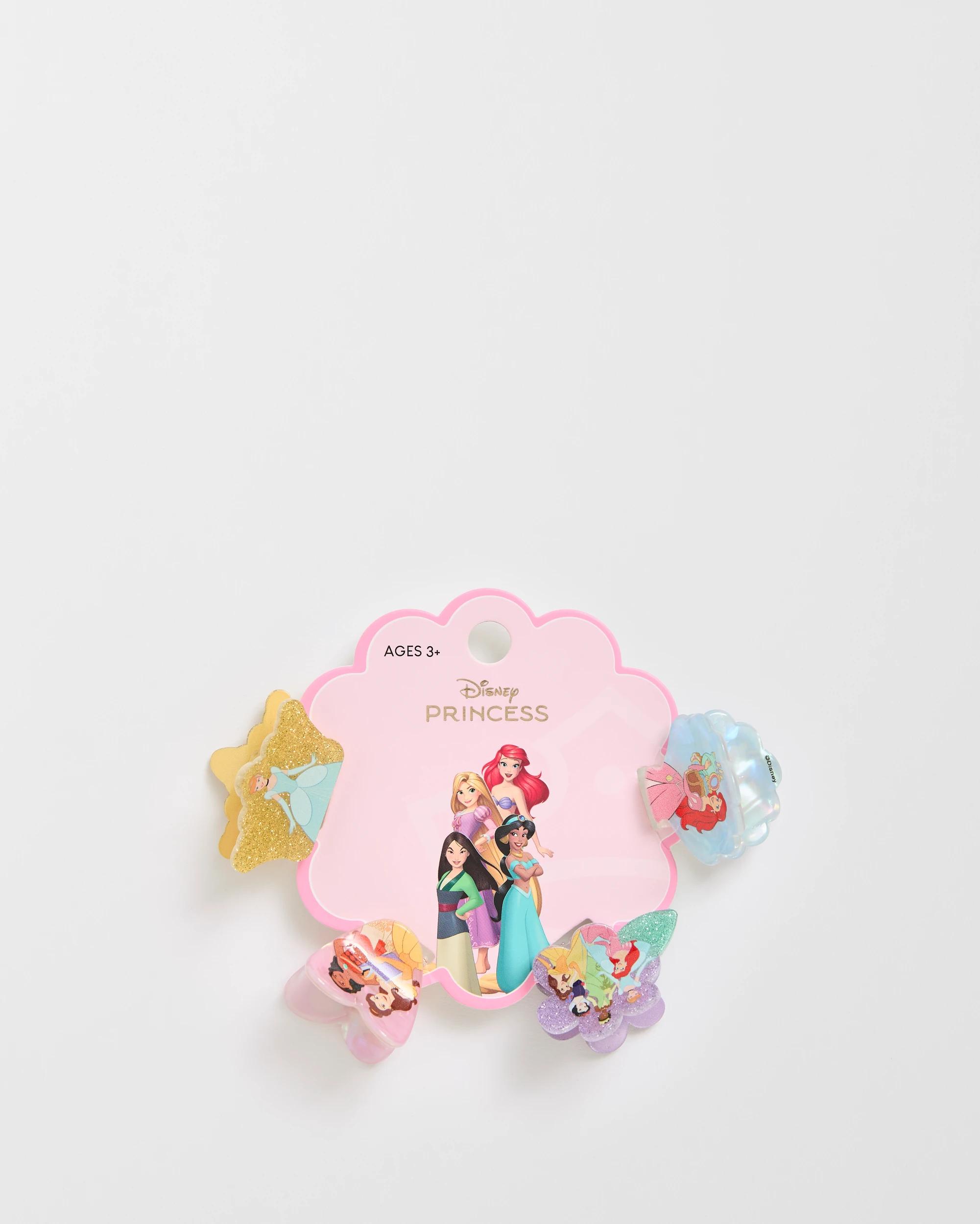 3 Disney Princess 4 Pack Mini Claw Clips MULTI, 3 of 3